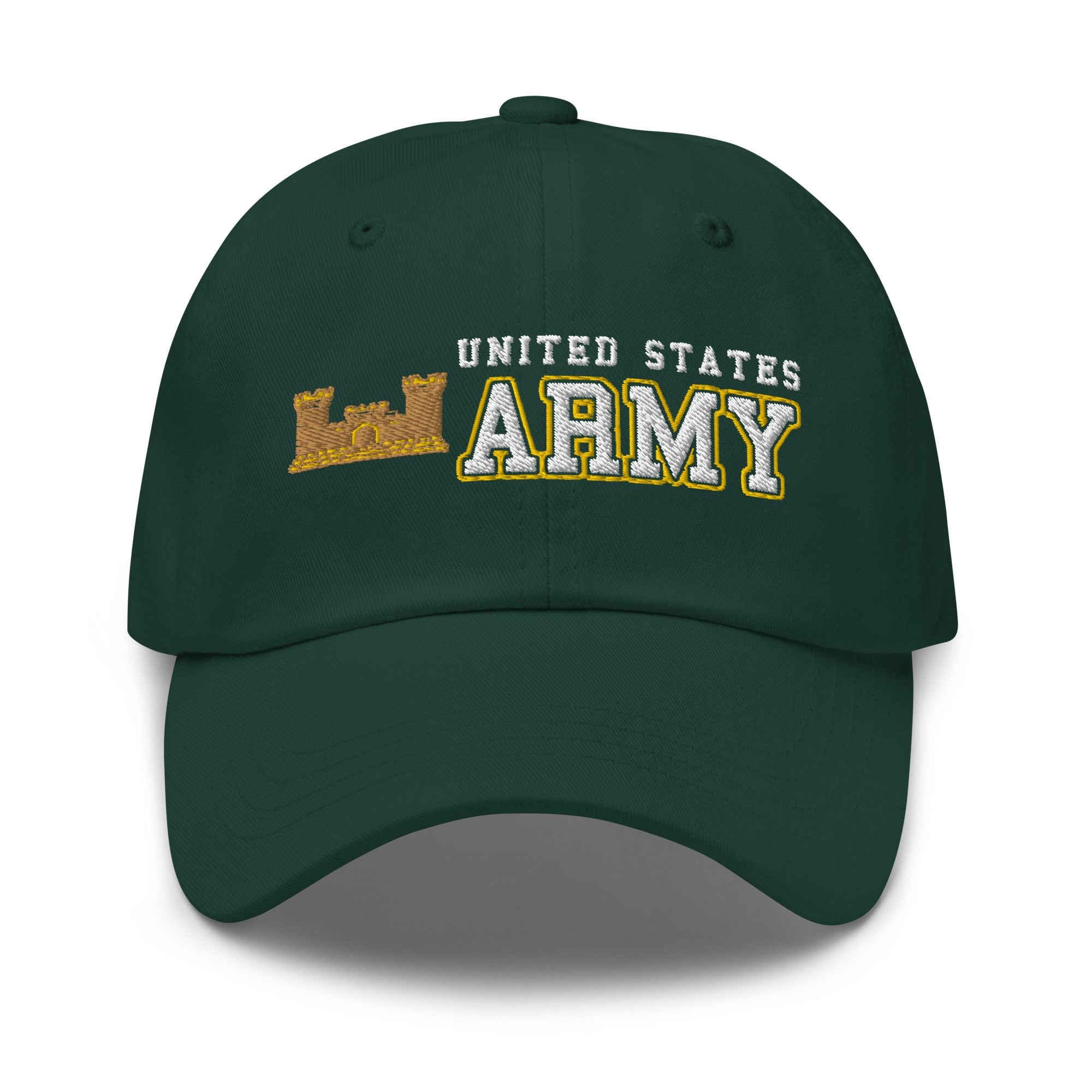 US Army Engineers Ranks/Insignia Embroidered Dad Hat