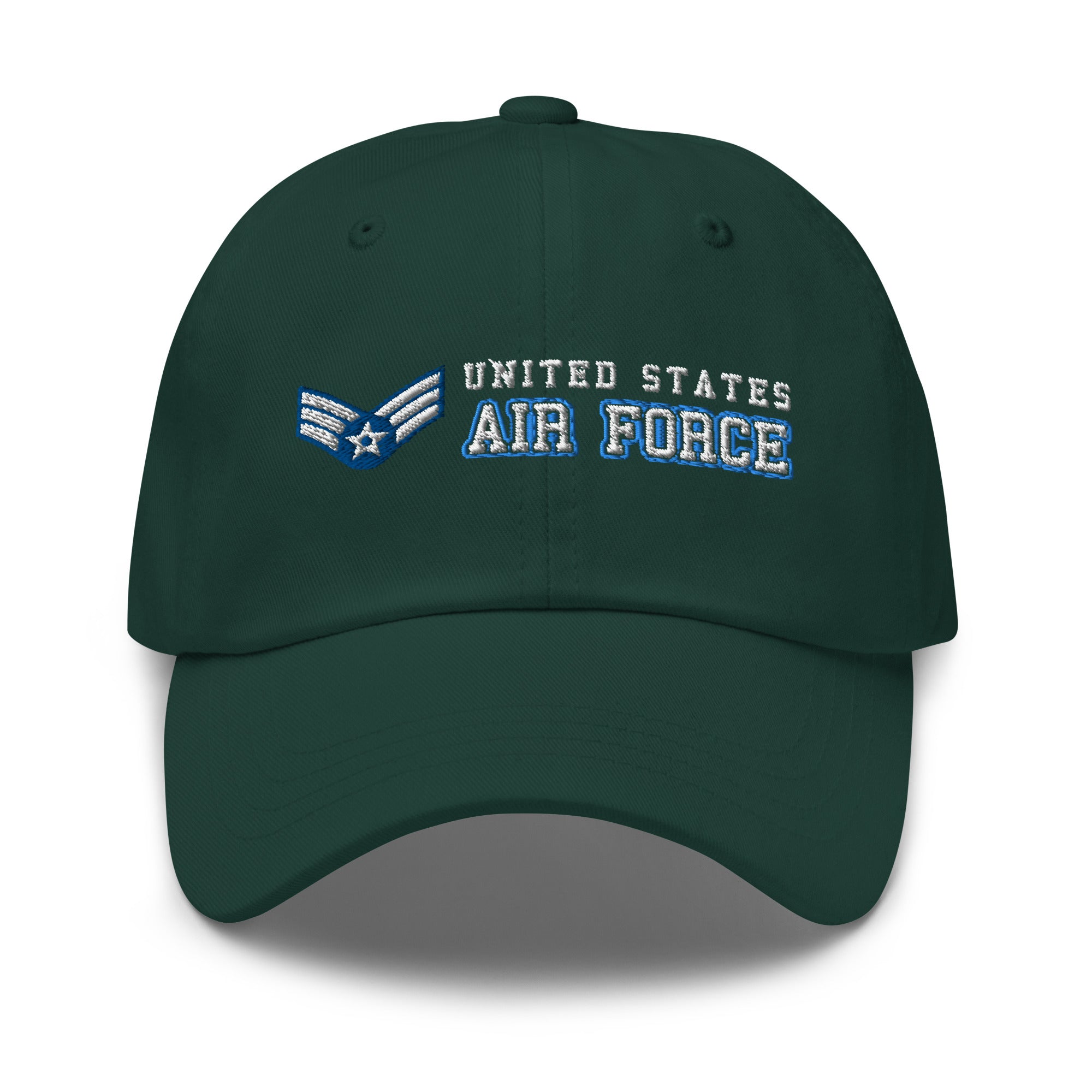 US Air Force E-4 Senior Airman SrA Ranks/Insignia Embroidered Dad Hat