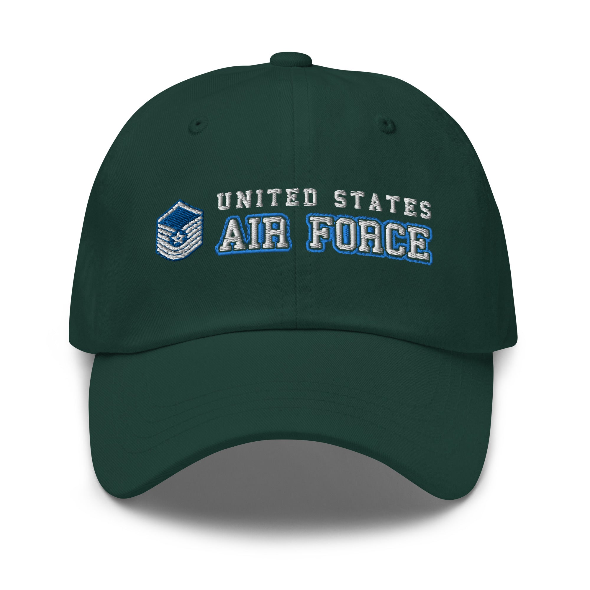 US Air Force E-8 Old Style Ranks/Insignia Embroidered Dad Hat