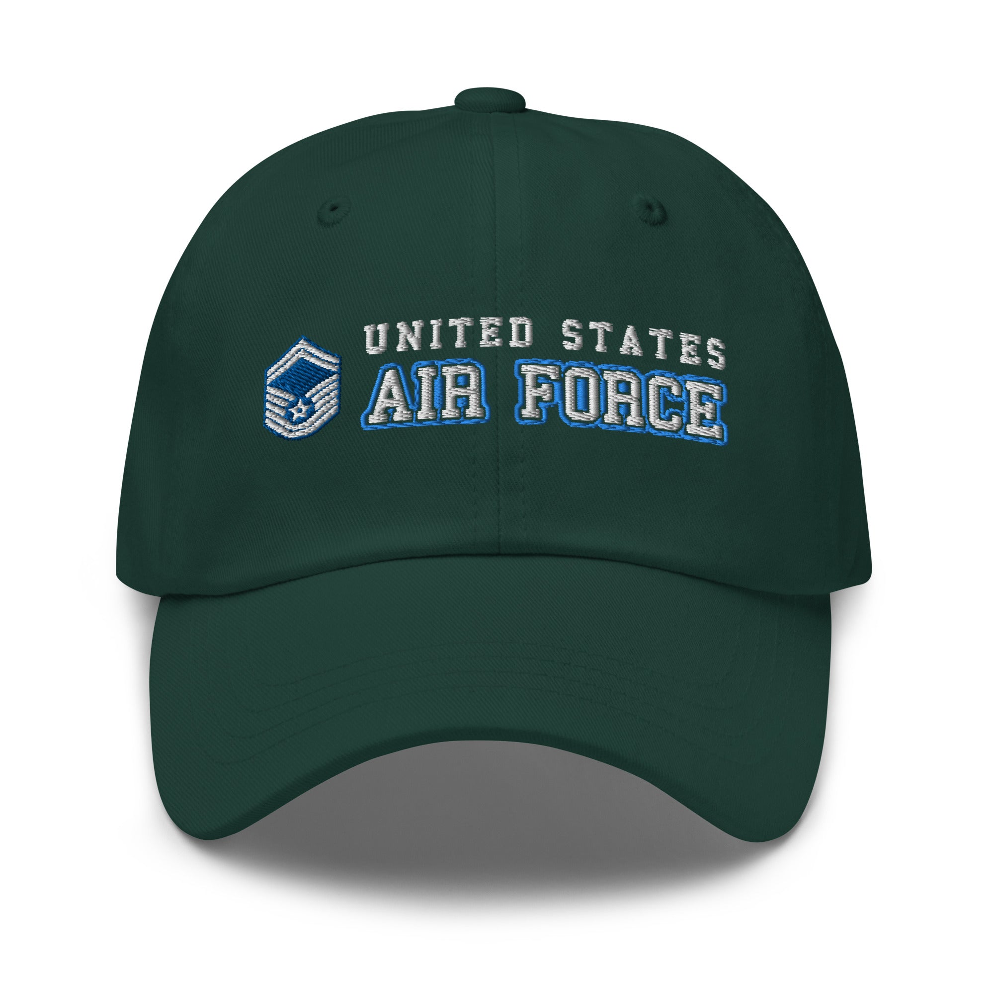 US Air Force E-8 Senior Master Sergeant SMSgt Ranks/Insignia Embroidered Dad Hat