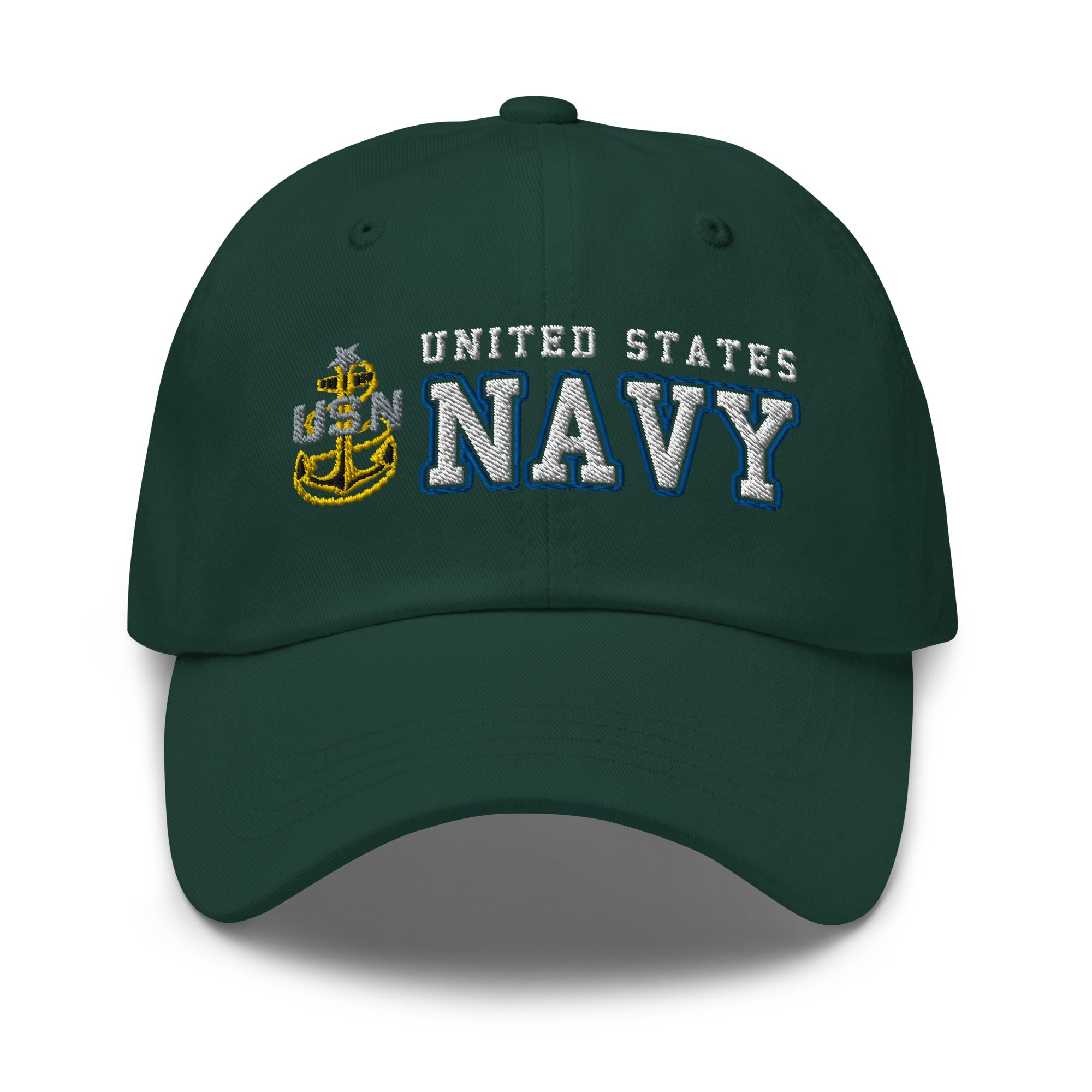 US Navy E-8 SCPO Ranks/Insignia Embroidered Dad Hat