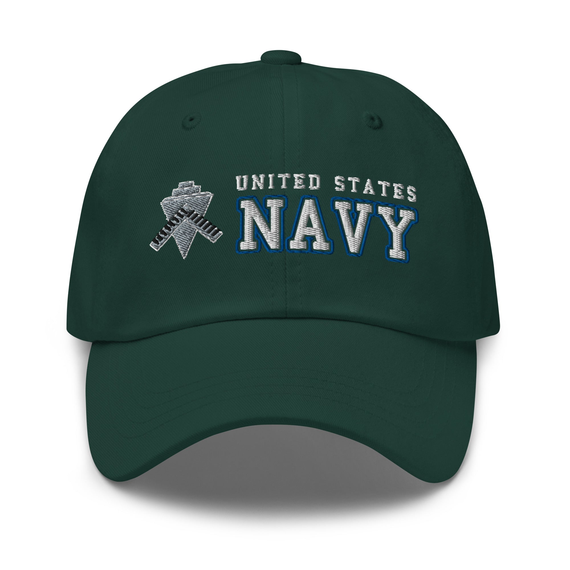 US Navy Builder Navy BU Ranks/Insignia Embroidered Dad Hat