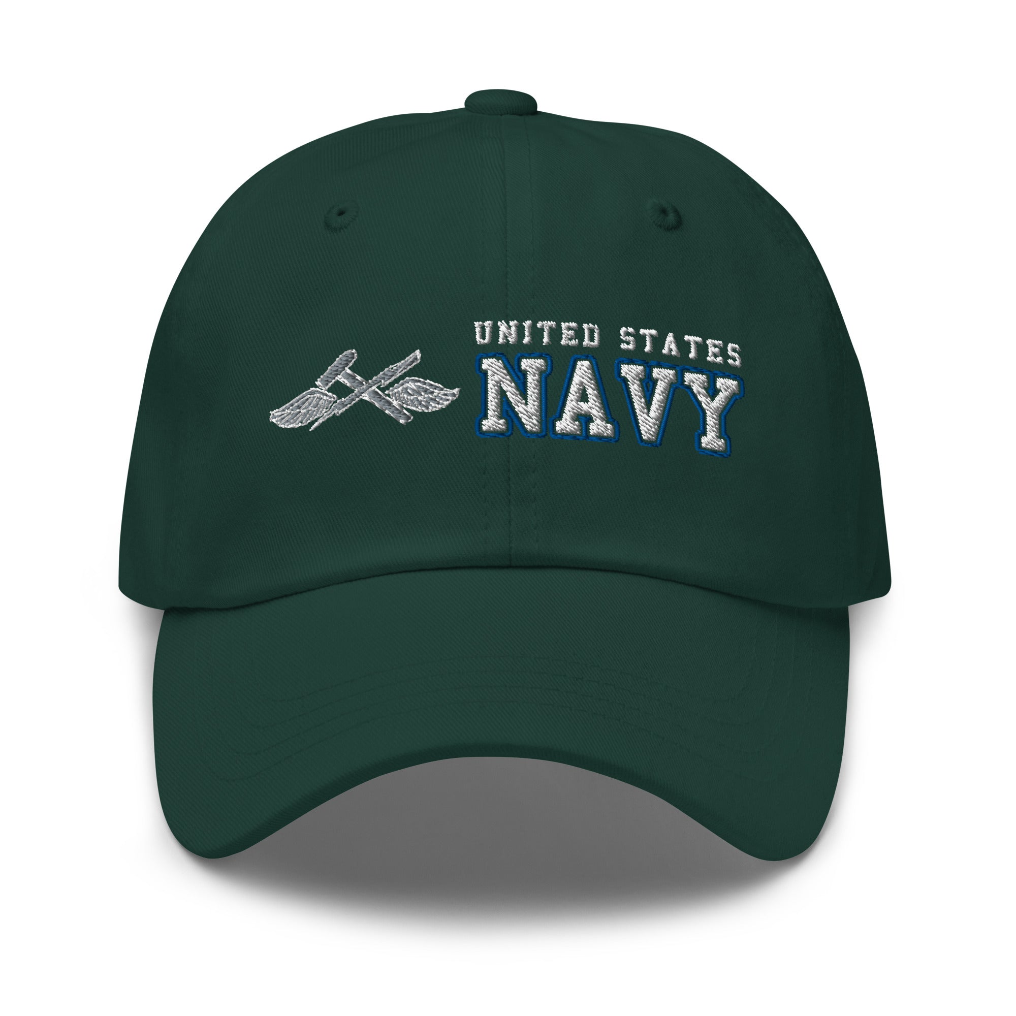 US Navy Aviation Support Equipment Tech Navy AS Ranks/Insignia Embroidered Dad Hat