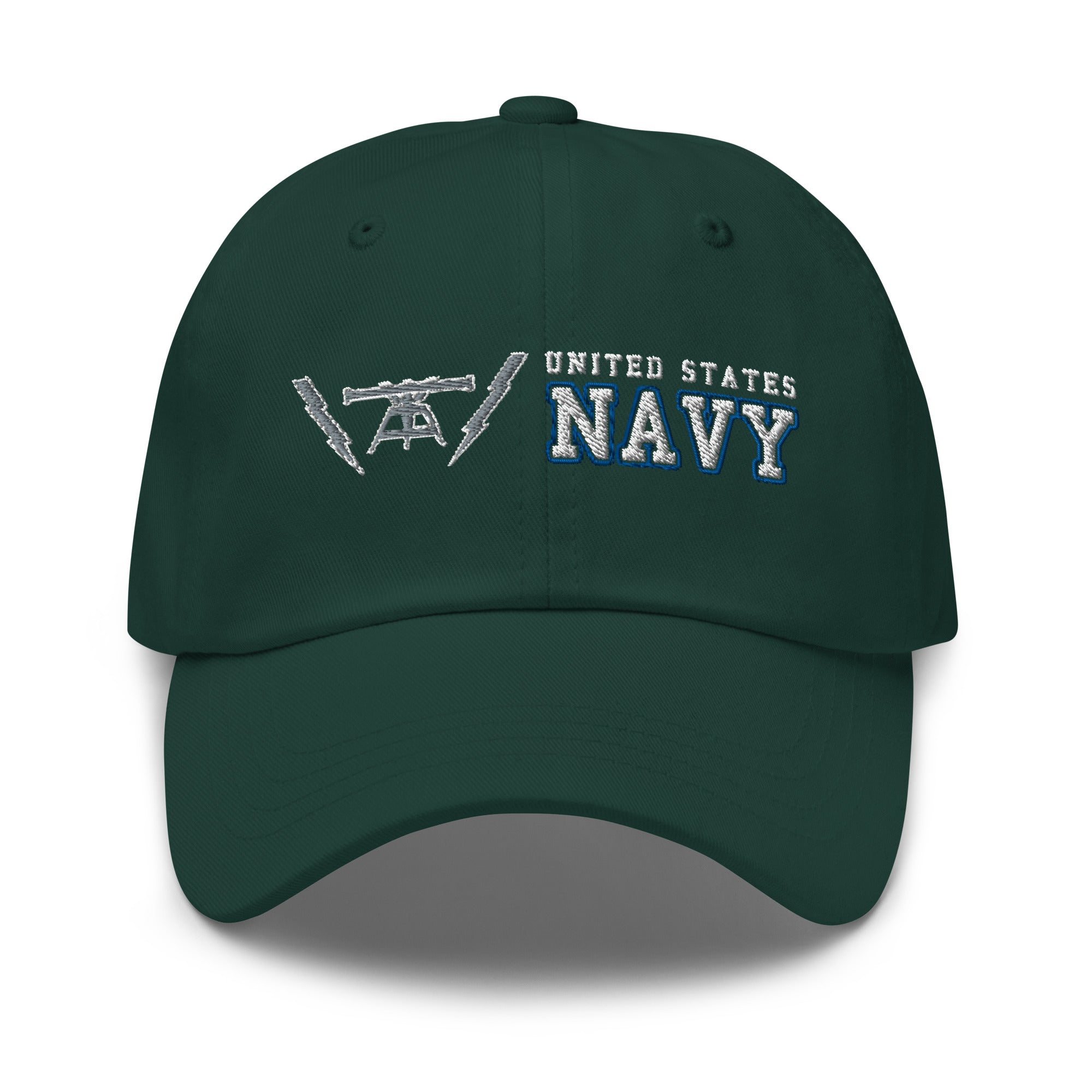 US Navy Fire Controlman Navy FC Ranks/Insignia Embroidered Dad Hat