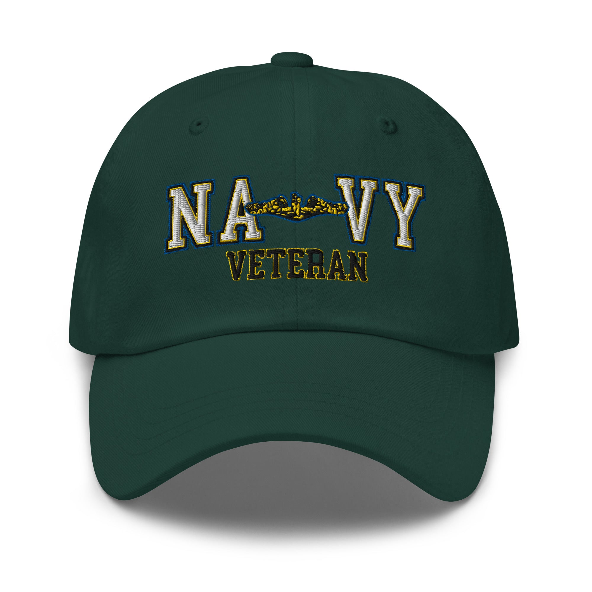 US Navy Submarine Officer Veteran Embroidered Dad Hat