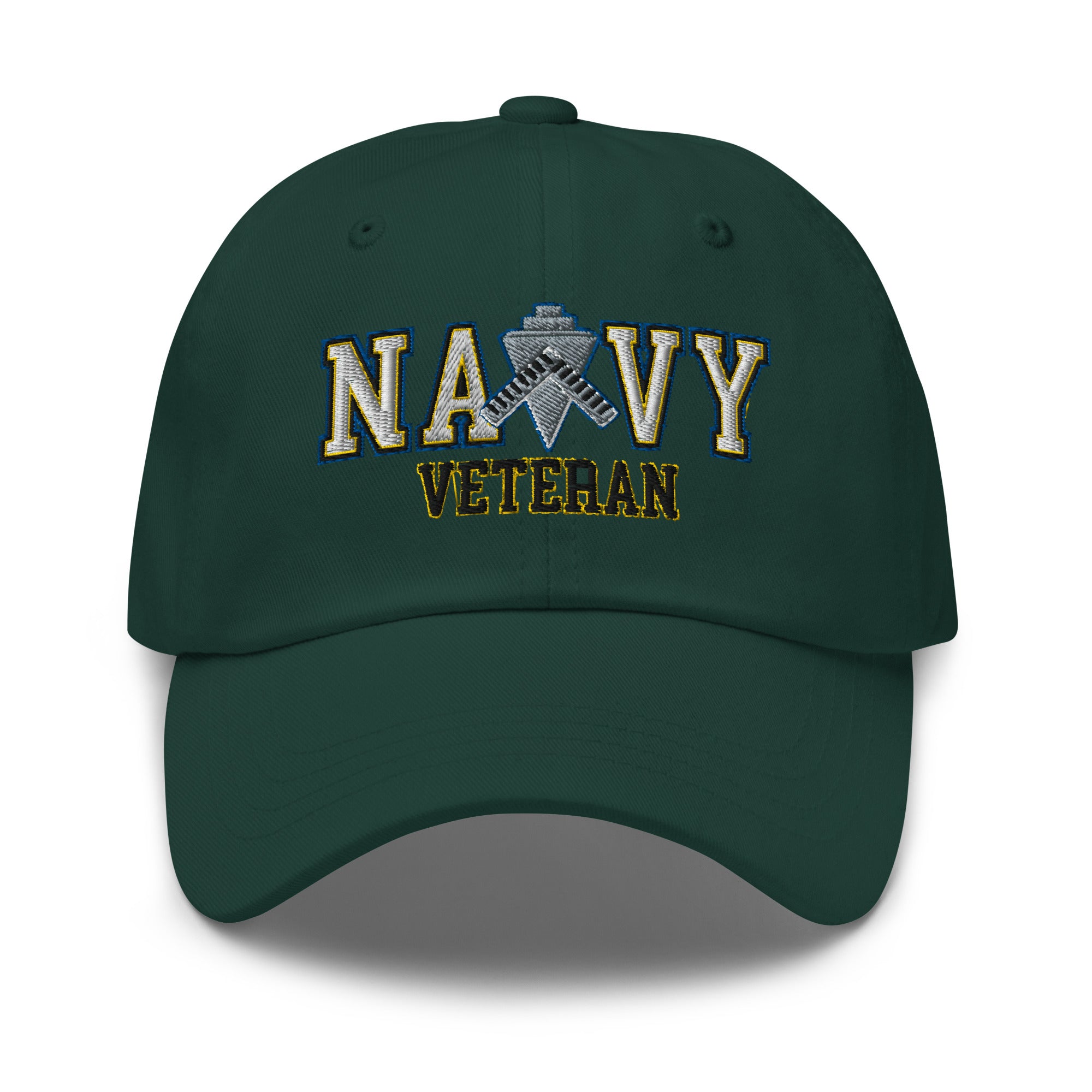 US Navy Builder Navy BU Veteran Embroidered Dad Hat