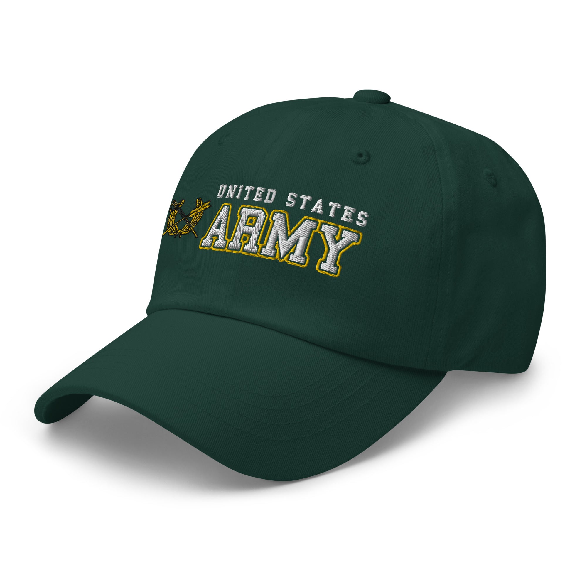 US Army Judge Advocate Generals Corps Ranks/Insignia Embroidered Dad Hat