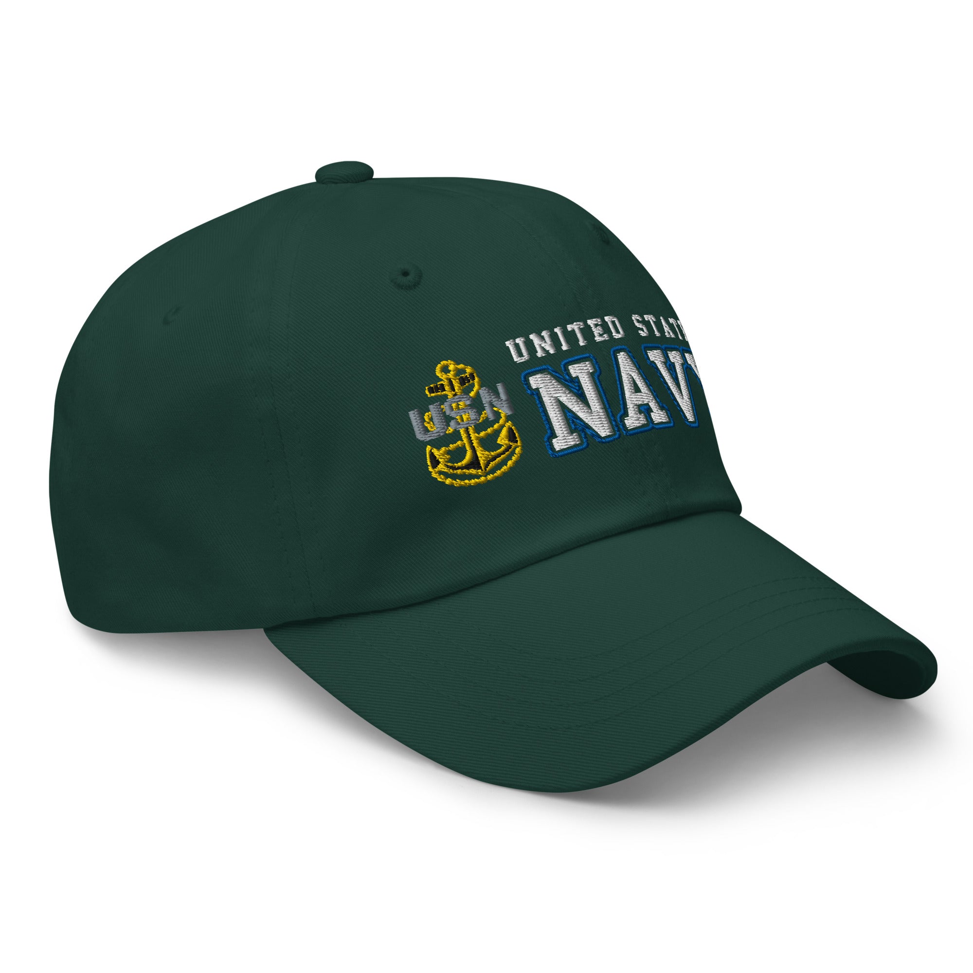 US Navy E-7 CPO Ranks/Insignia Embroidered Dad Hat