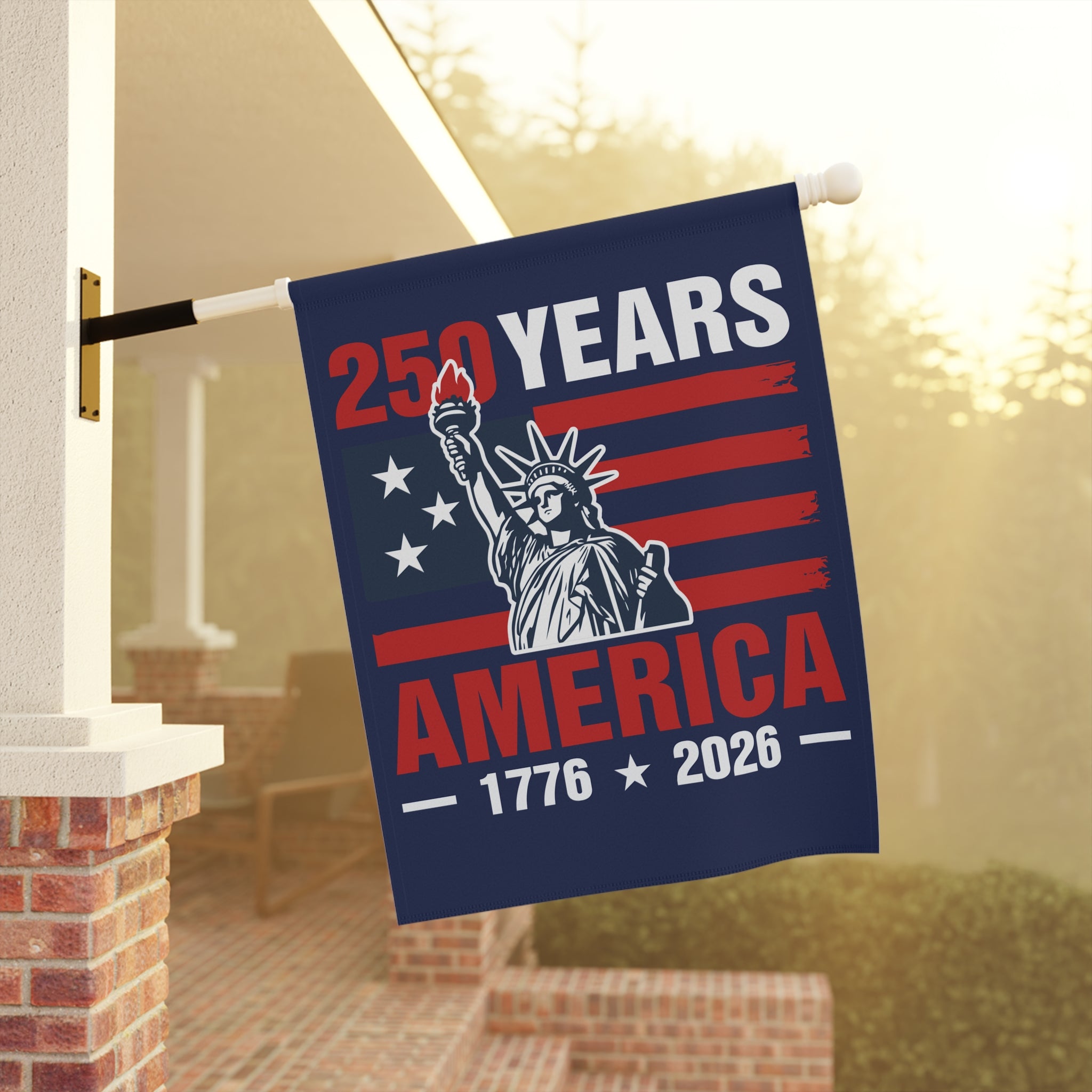 250 Years America 1776 - 2026 House Flag 28''x40'' Twin-Side Printing