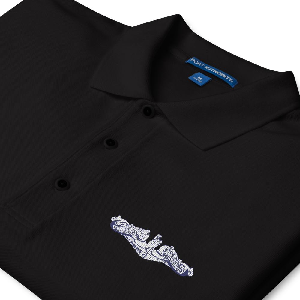 Custom US Navy Ranks, Insignia Embroidered Port Authority Polo Shirt