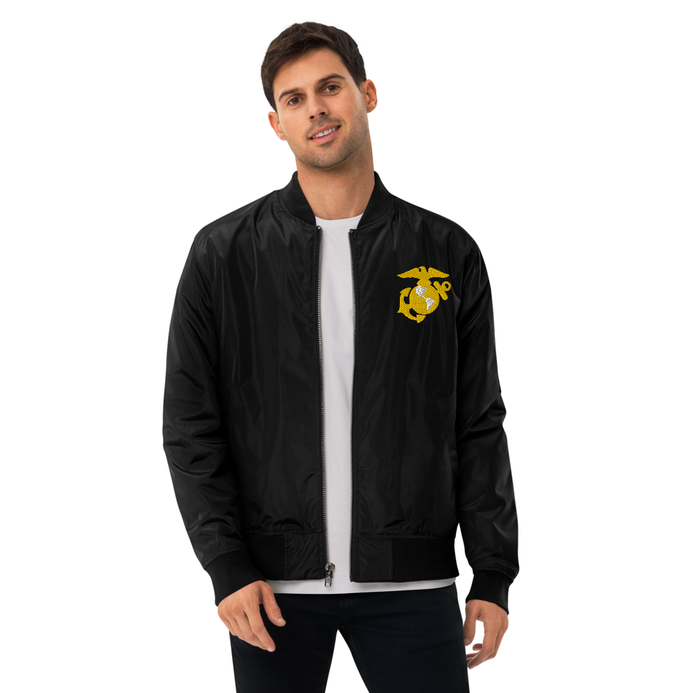Marine corps bomber jacket deals