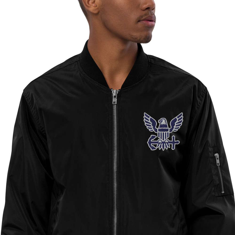 Never Underestimate An Old Navy Custom Navy Ranks Insignia On Back