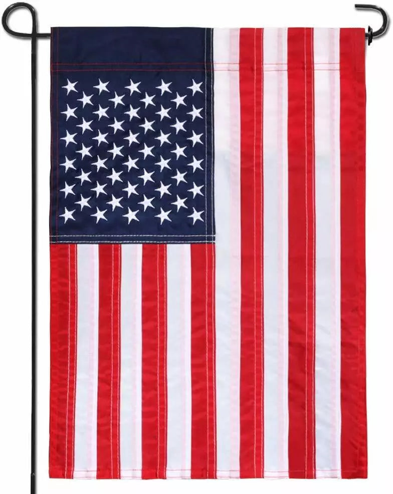 Garden Yard Flag Pole Holder Stand Metal 12"x18"