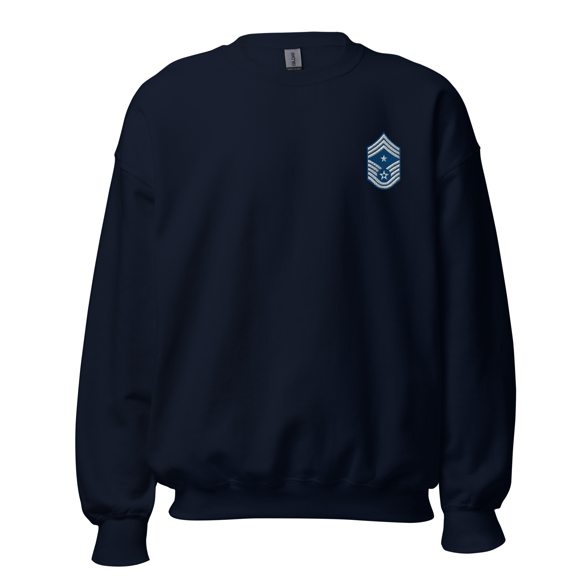 Custom US Air Force Ranks, Insignia Embroidered Unisex Sweatshirt