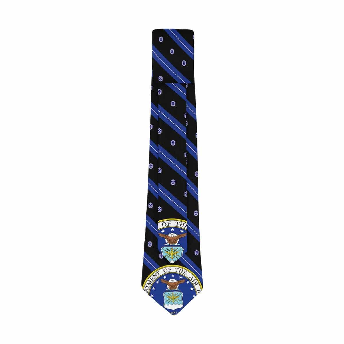 US Air Force E-8 First Sergeant Classic Necktie (Two Sides)-Necktie-USAF-Ranks-Veterans Nation