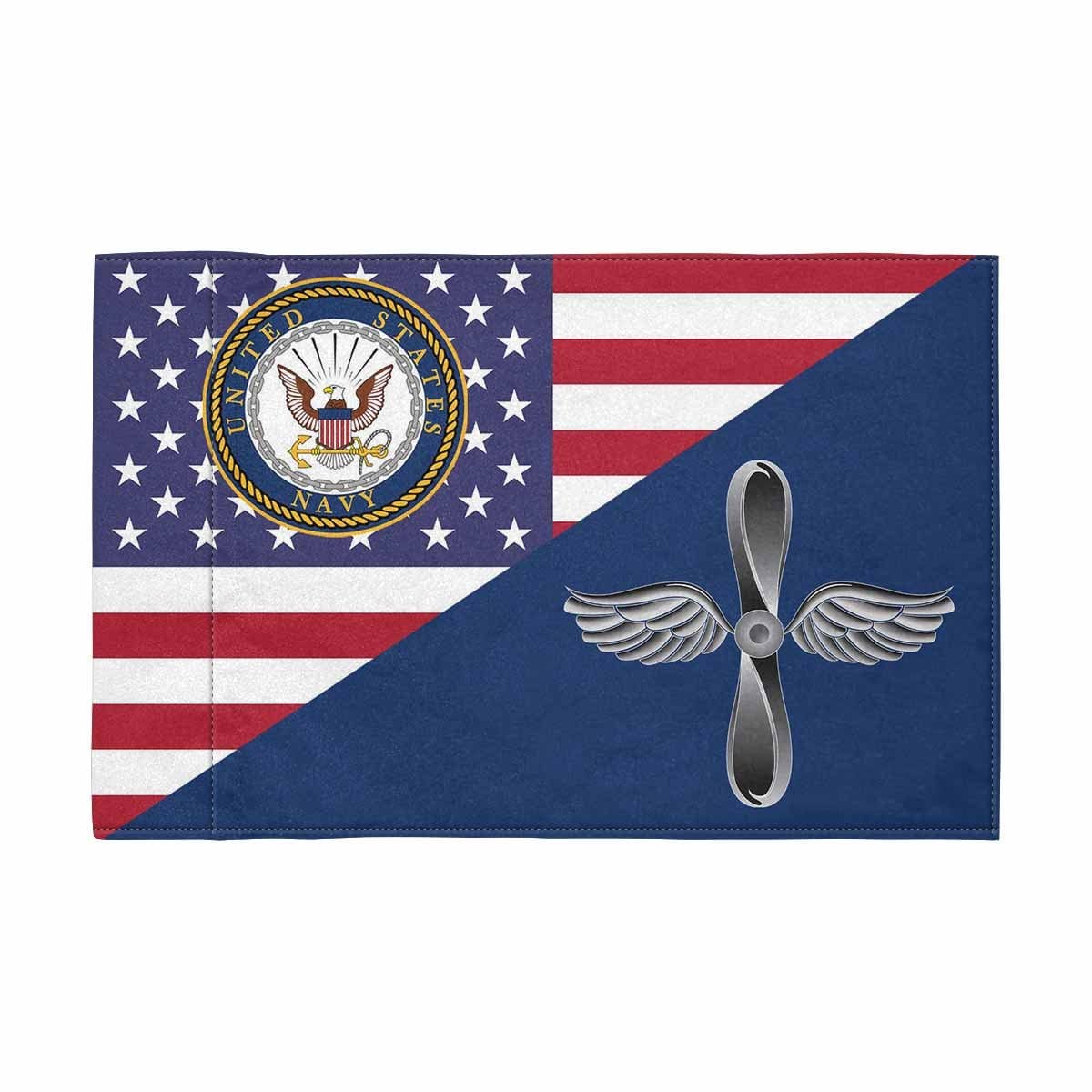 US Navy Aviation machinist's mate Navy AD Motorcycle Flag 9" x 6" Twin-Side Printing D01-MotorcycleFlag-Navy-Veterans Nation