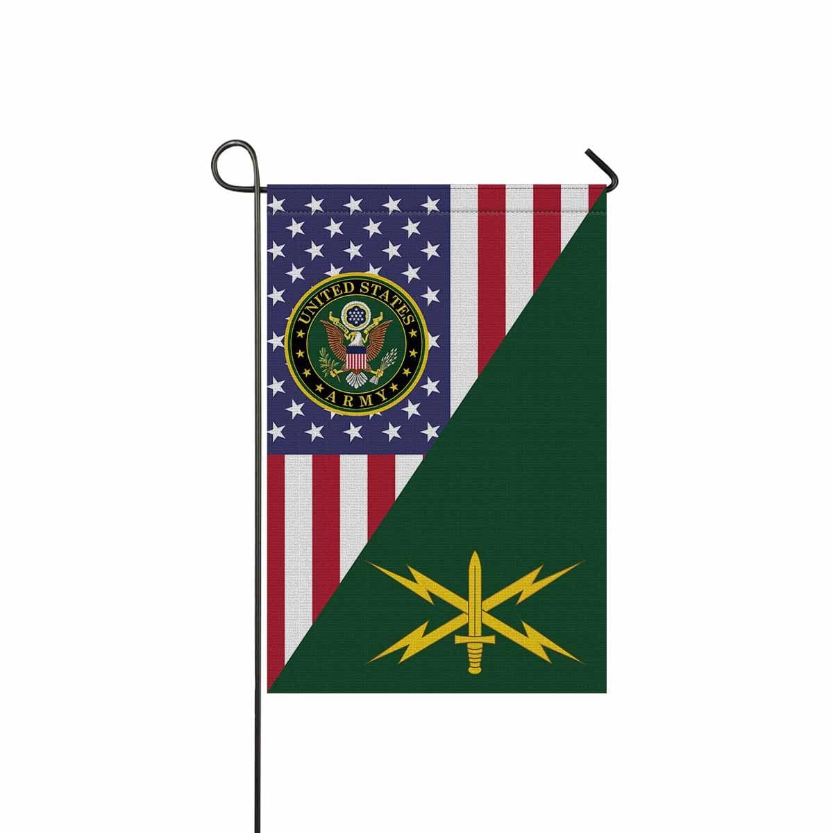 US Army Cyber Corps Garden Flag/Yard Flag 12 Inch x 18 Inch Twin-Side Printing-GDFlag-Army-Branch-Veterans Nation