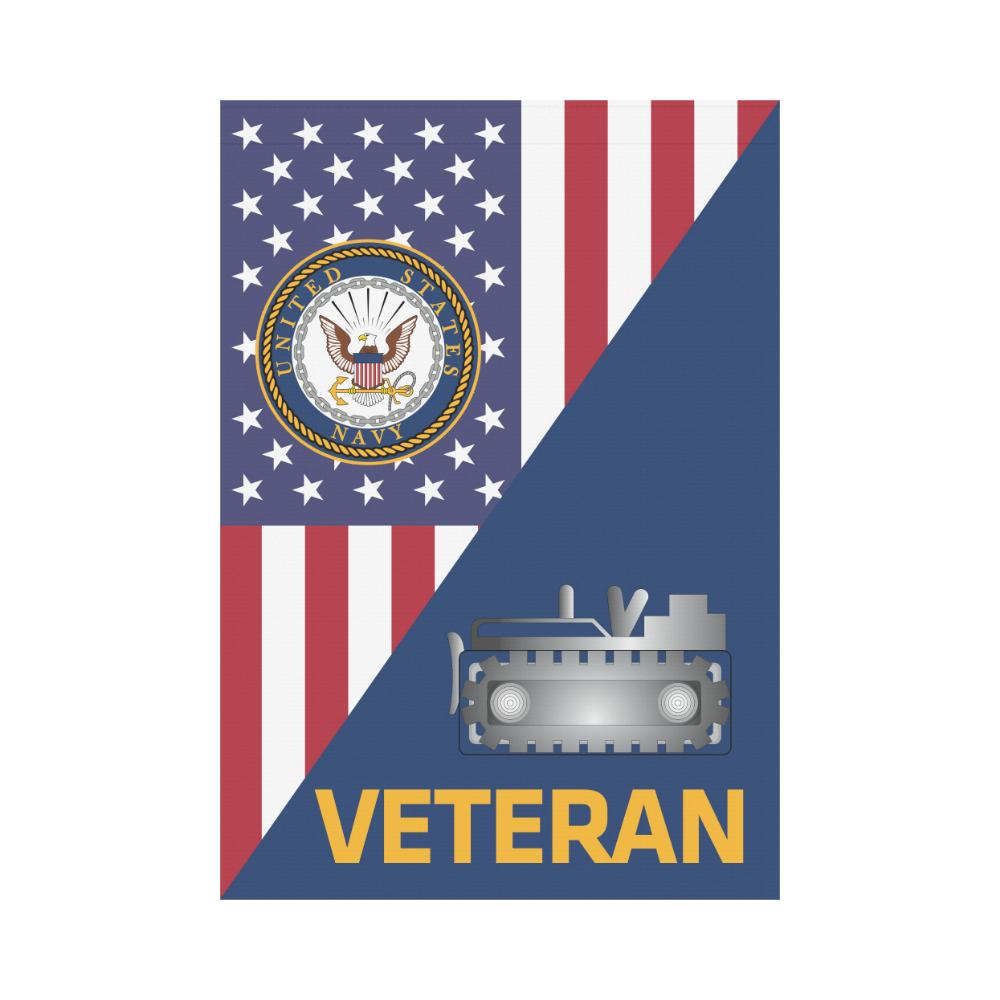 US Navy Equipment Operator Navy EO Veteran House Flag 28 inches x 40 inches Twin-Side Printing-HouseFlag-Navy-Rate-Veterans Nation