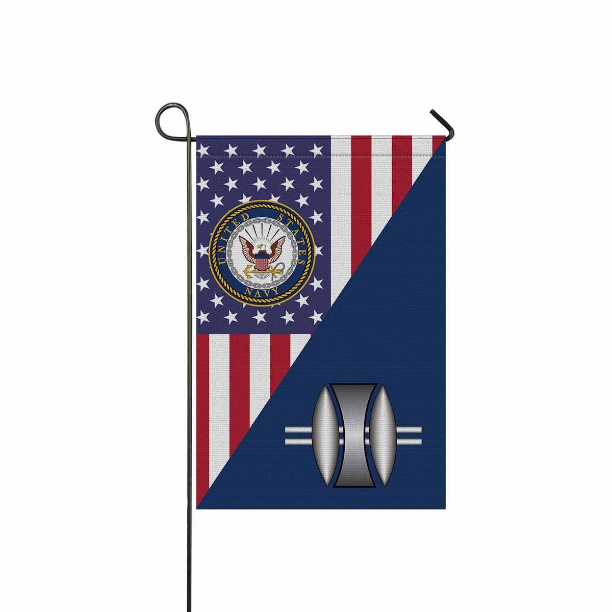 US Navy Opticalman Navy OM Garden Flag/Yard Flag 12 inches x 18 inches Twin-Side Printing-GDFlag-Navy-Rate-Veterans Nation