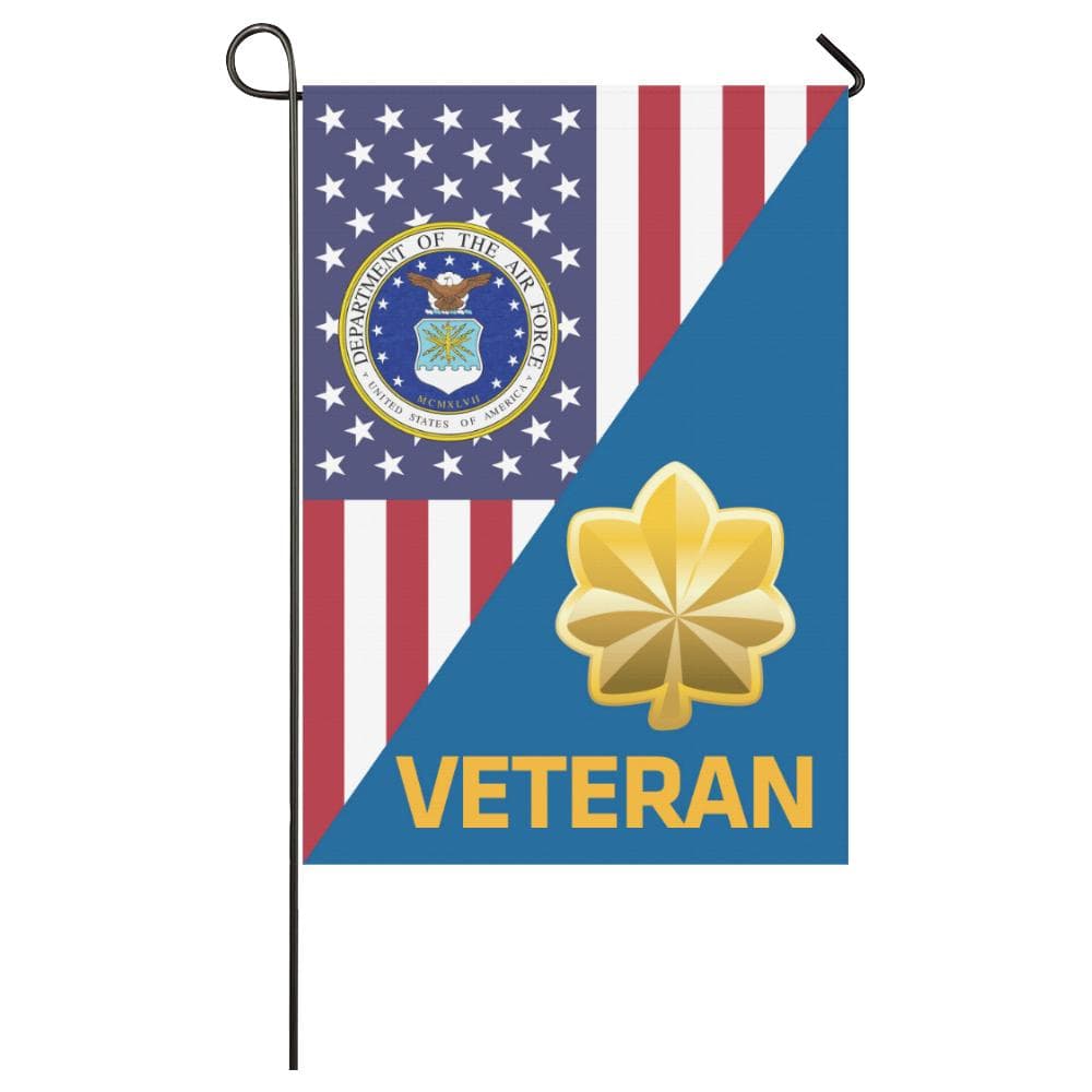 US Air Force O-4 Major Maj O4 Field Officer Veteren House Flag 28 inches x 40 inches Twin-Side Printing-HouseFlag-USAF-Ranks-Veterans Nation