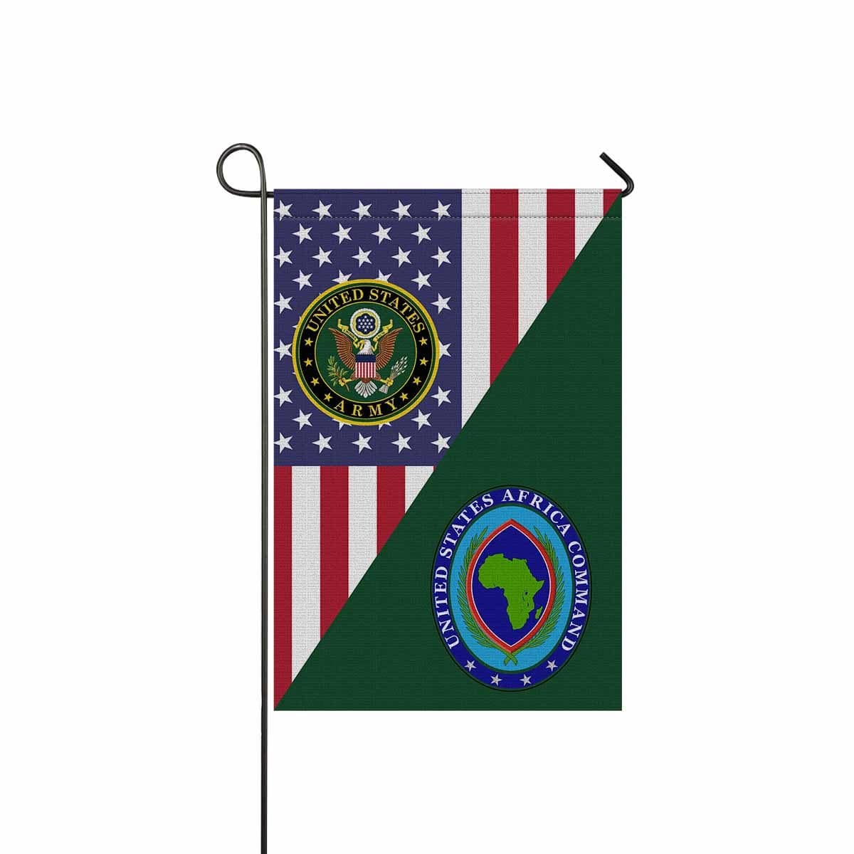 US ARMY AFRICA COMMAND Garden Flag/Yard Flag 12 inches x 18 inches Twin-Side Printing-GDFlag-Army-CSIB-Veterans Nation