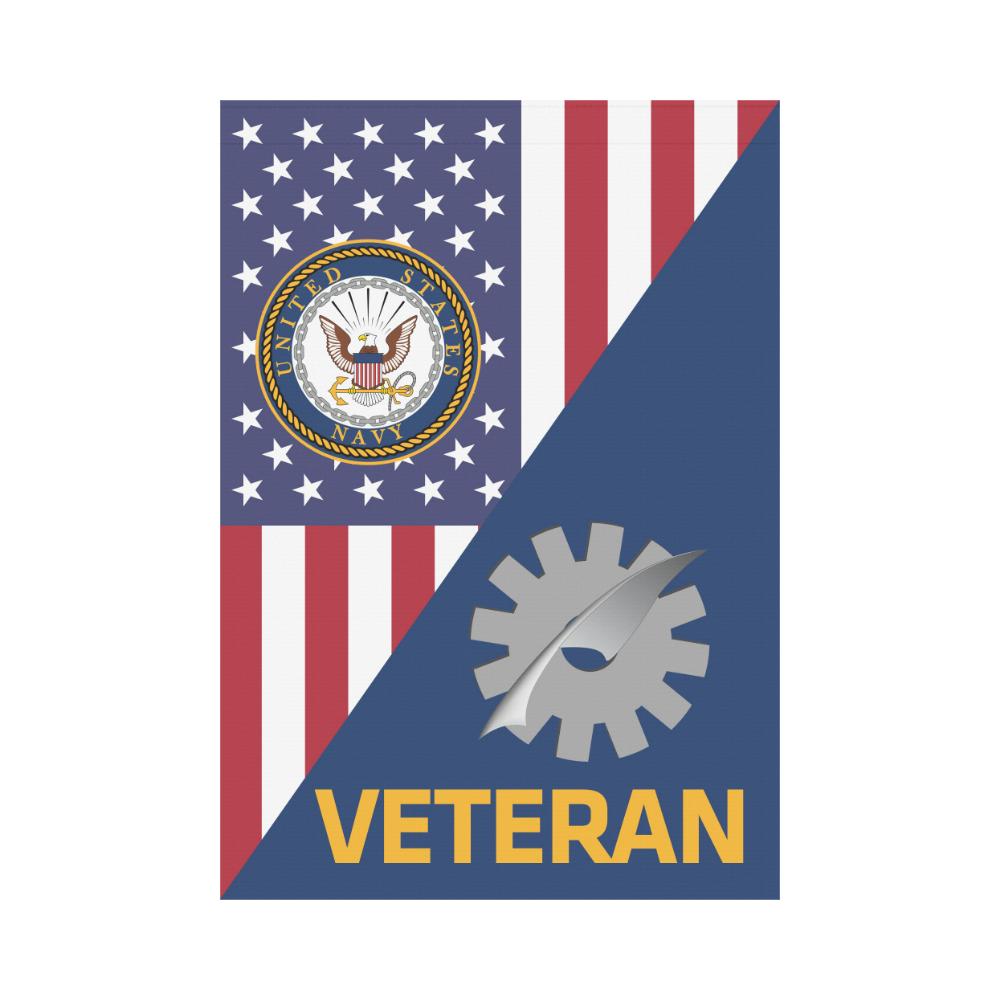 US Navy Data Processing Technician Navy DP Veteran House Flag 28 inches x 40 inches Twin-Side Printing-HouseFlag-Navy-Rate-Veterans Nation
