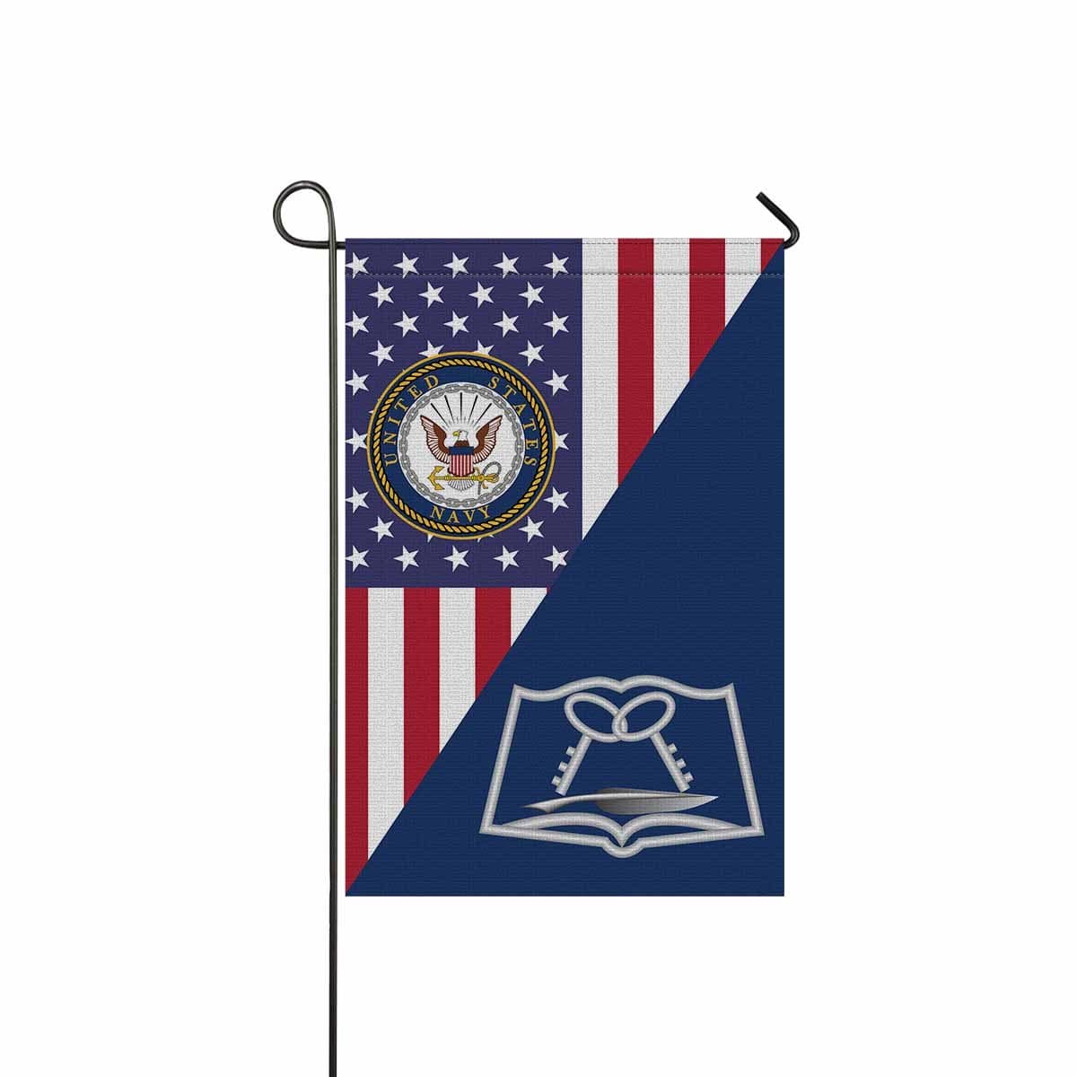 US Navy Culinary Specialist Navy CS Garden Flag/Yard Flag 12 inches x 18 inches Twin-Side Printing-GDFlag-Navy-Rate-Veterans Nation