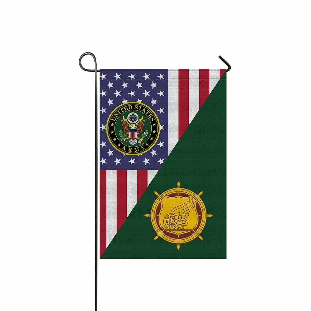 U.S. Army Transportation Corps Garden Flag/Yard Flag 12 Inch x 18 Inch Twin-Side Printing-GDFlag-Army-Branch-Veterans Nation