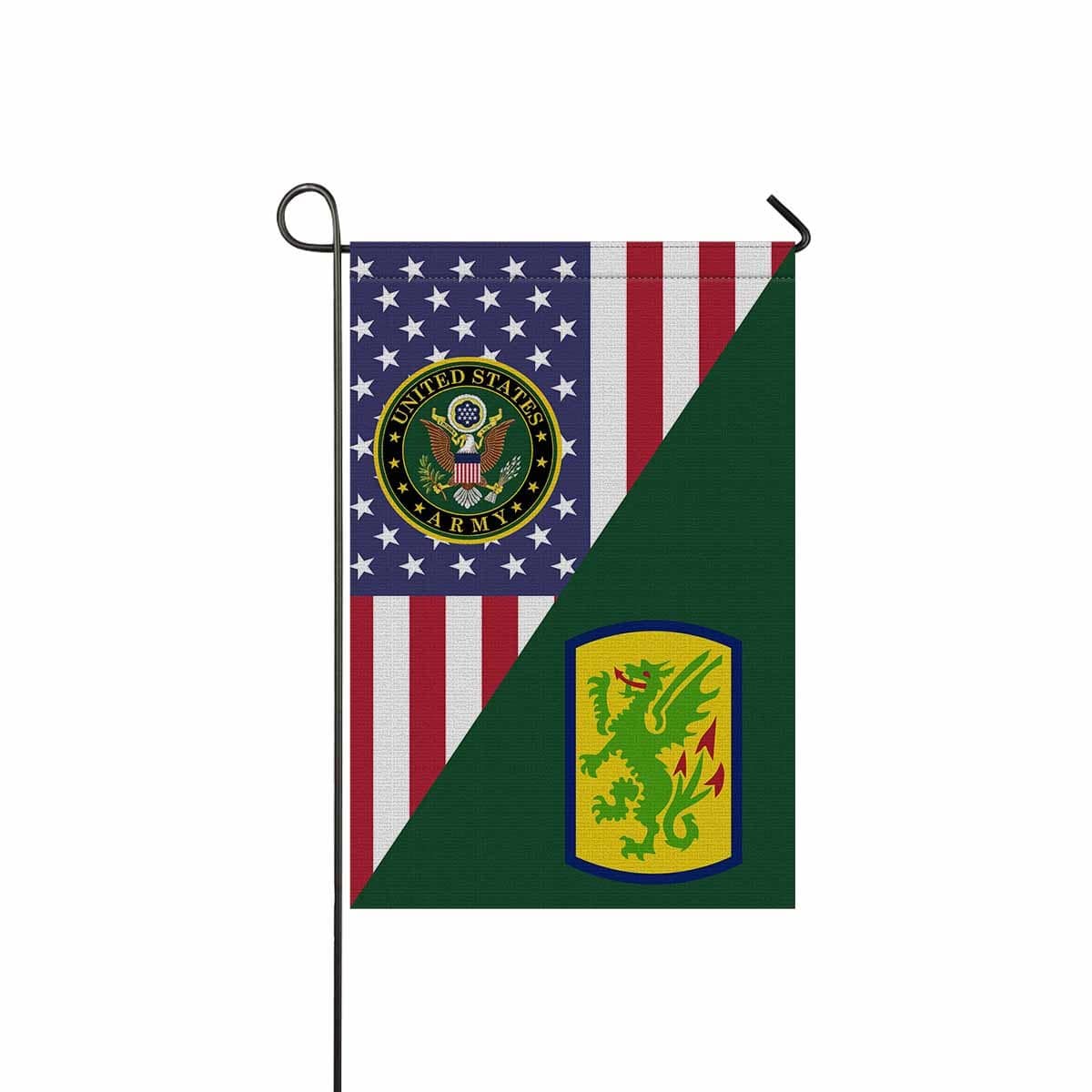 US ARMY 415 CHEMICAL BRIGADE Garden Flag/Yard Flag 12 inches x 18 inches Twin-Side Printing-GDFlag-Army-CSIB-Veterans Nation