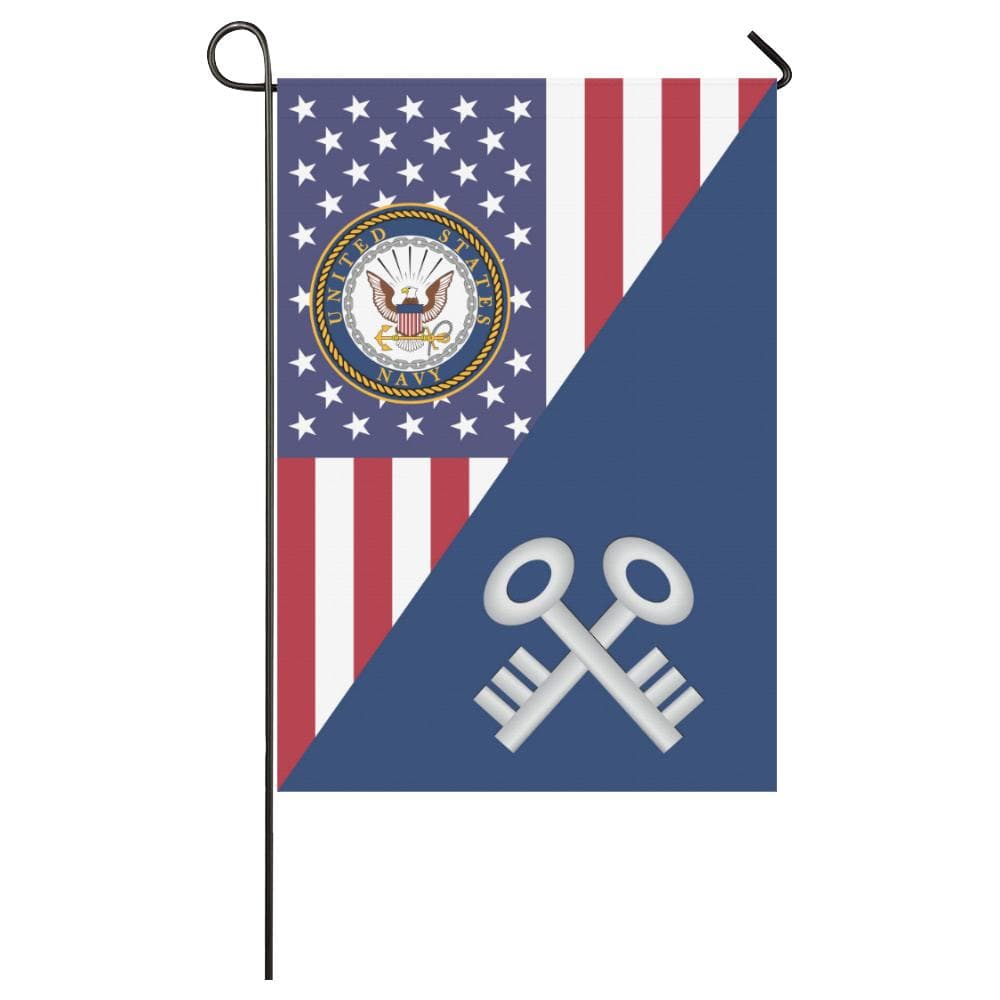 US Navy Logistics specialist Navy LS House Flag 28 inches x 40 inches Twin-Side Printing-HouseFlag-Navy-Rate-Veterans Nation