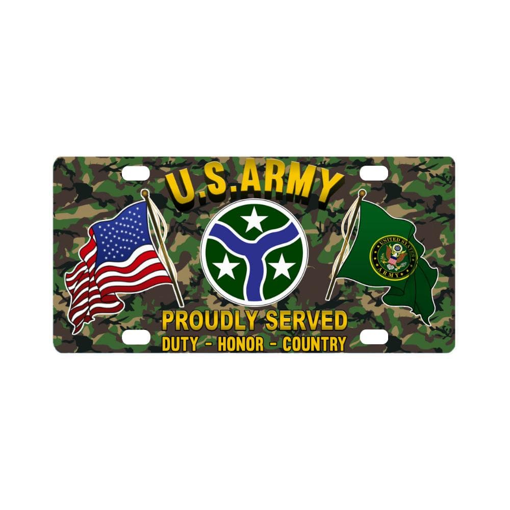 US ARMY 278TH ARMORED CAVALRY REGIMENT- Classic License Plate-LicensePlate-Army-CSIB-Veterans Nation