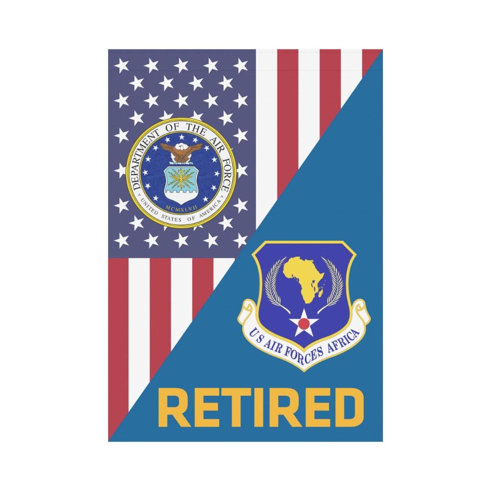United States Air Forces Africa Retired House Flag 28 inches x 40 inches Twin-Side Printing-HouseFlag-USAF-Shield-Veterans Nation