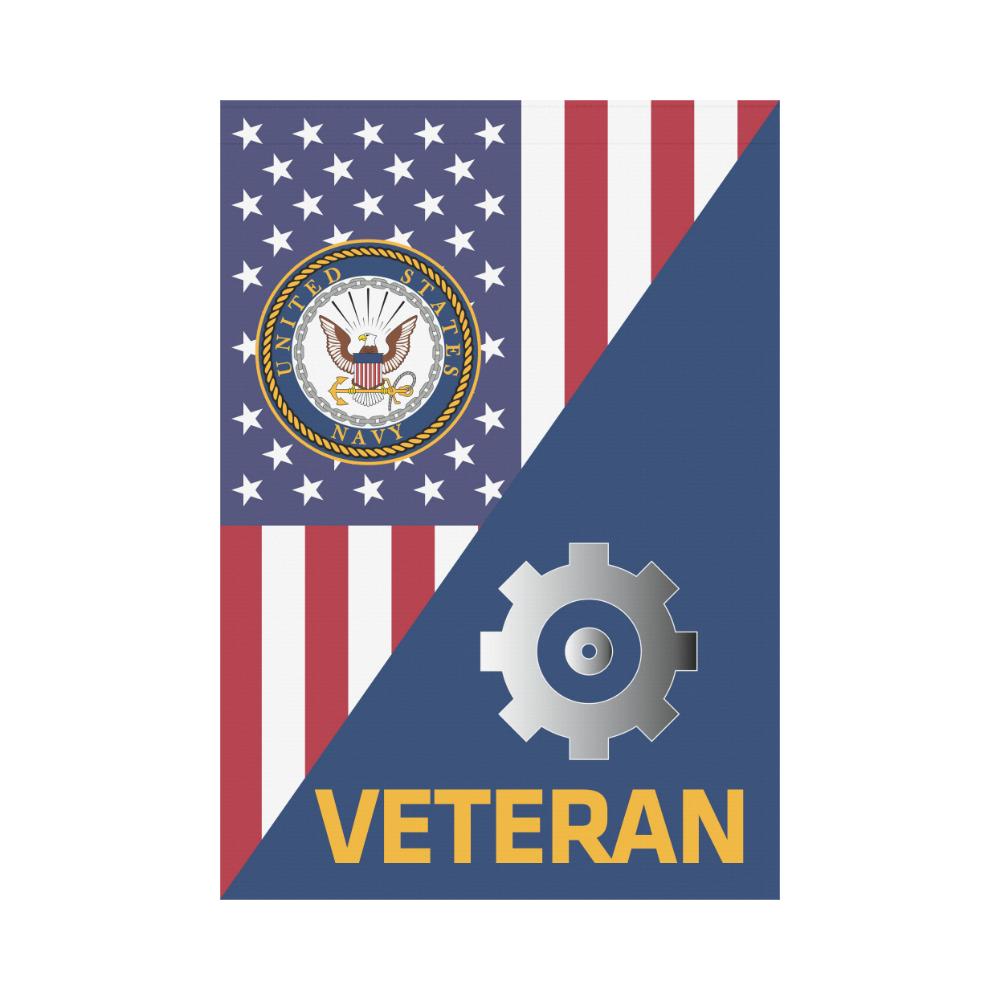US Navy Engineman Navy EN Veteran House Flag 28 inches x 40 inches Twin-Side Printing-HouseFlag-Navy-Rate-Veterans Nation