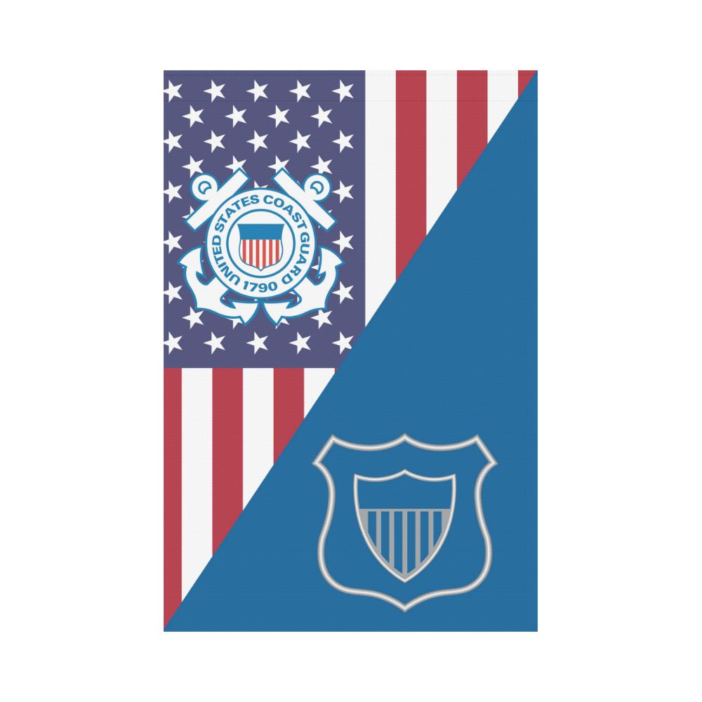 USCG MARITIME ENFORCEMENT ME Garden Flag/Yard Flag 12 inches x 18 inches-GDFlag-USCG-Rate-Veterans Nation