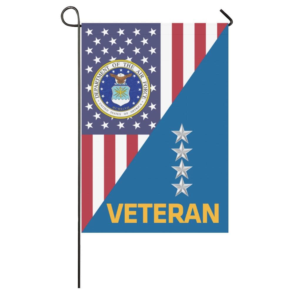 US Air Force O-10 General Gen O10 General Officer Veteran House Flag 28 inches x 40 inches Twin-Side Printing-HouseFlag-USAF-Ranks-Veterans Nation
