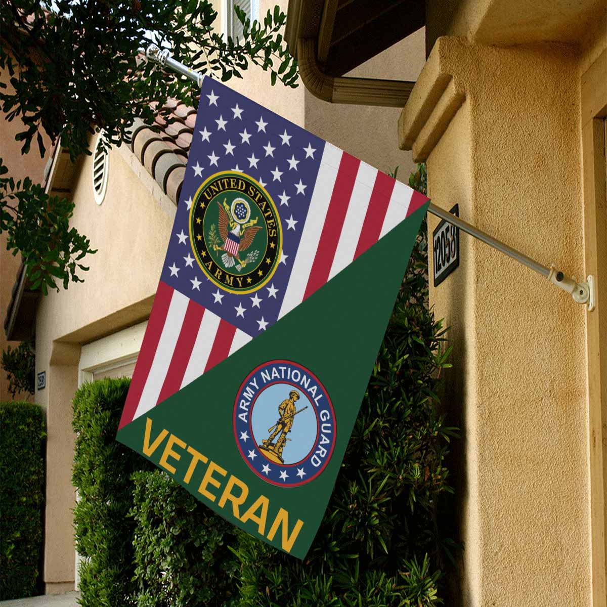 US Army National Guard Veteran House Flag 28 Inch x 40 Inch Twin-Side Printing-HouseFlag-Army-Branch-Veterans Nation