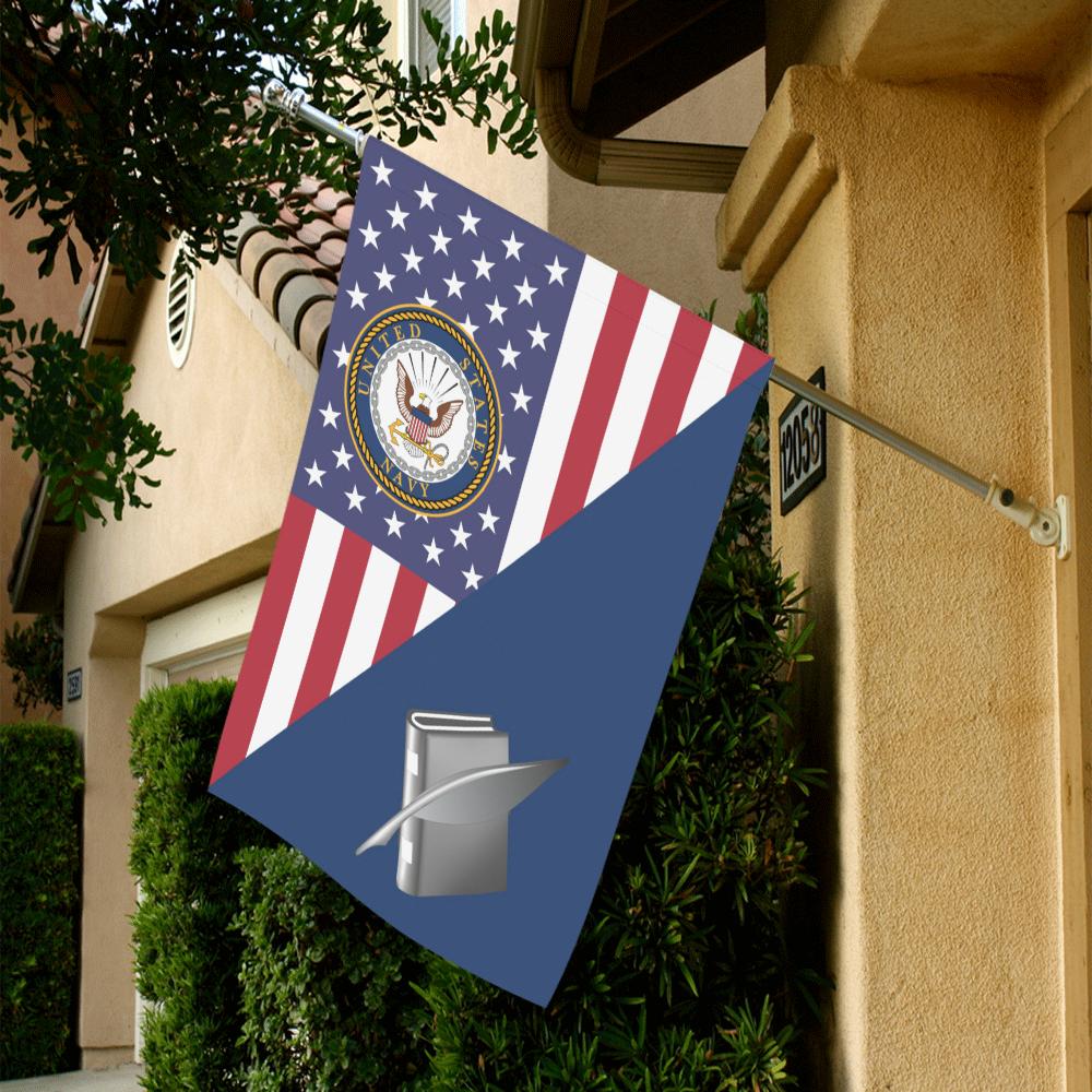 US Navy Personnel Specialist Navy PS House Flag 28 inches x 40 inches Twin-Side Printing-HouseFlag-Navy-Rate-Veterans Nation