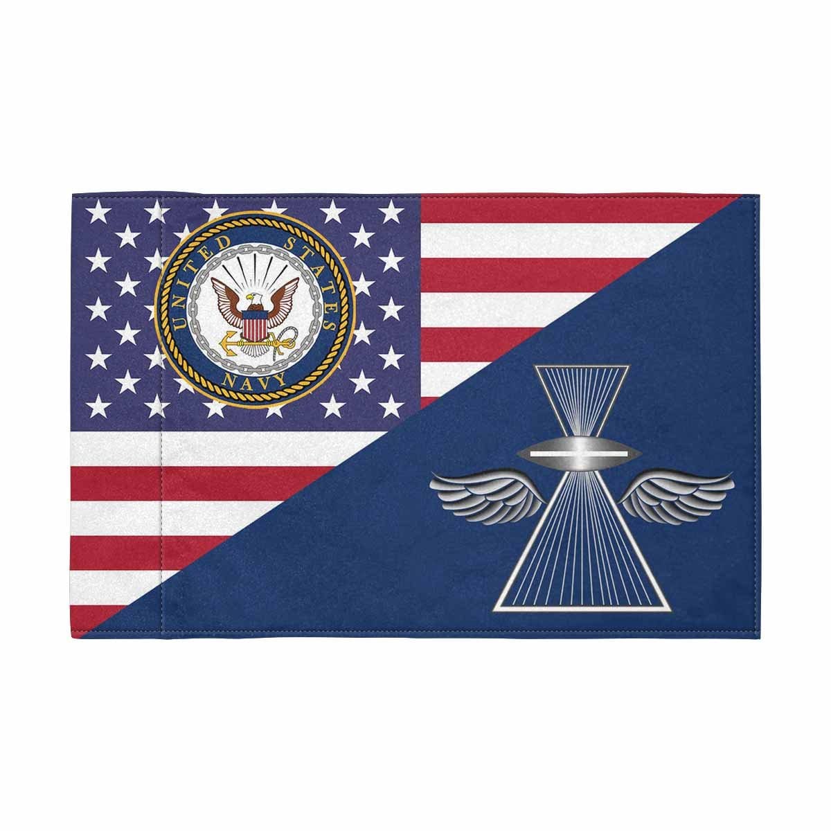 US Navy Photographer's Mate Navy PH Motorcycle Flag 9" x 6" Twin-Side Printing D01-MotorcycleFlag-Navy-Veterans Nation