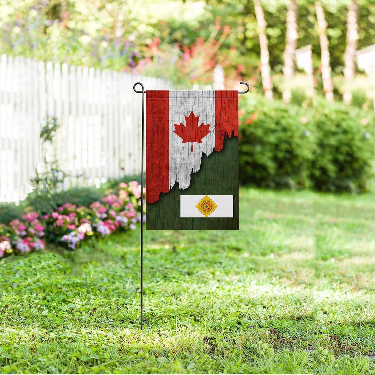 Canadian Army Officer Cadet (OCdt) Garden Flag 12Inch x 18Inch Twin-Side Printing-Garden Flag-Veterans Nation