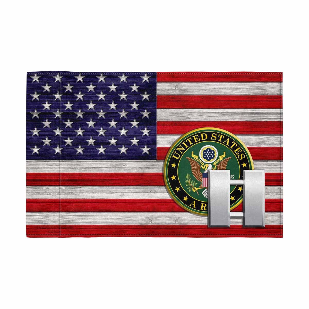 US Army O-3 Motorcycle Flag 9" x 6" Twin-Side Printing D02-Garden Flag-Veterans Nation