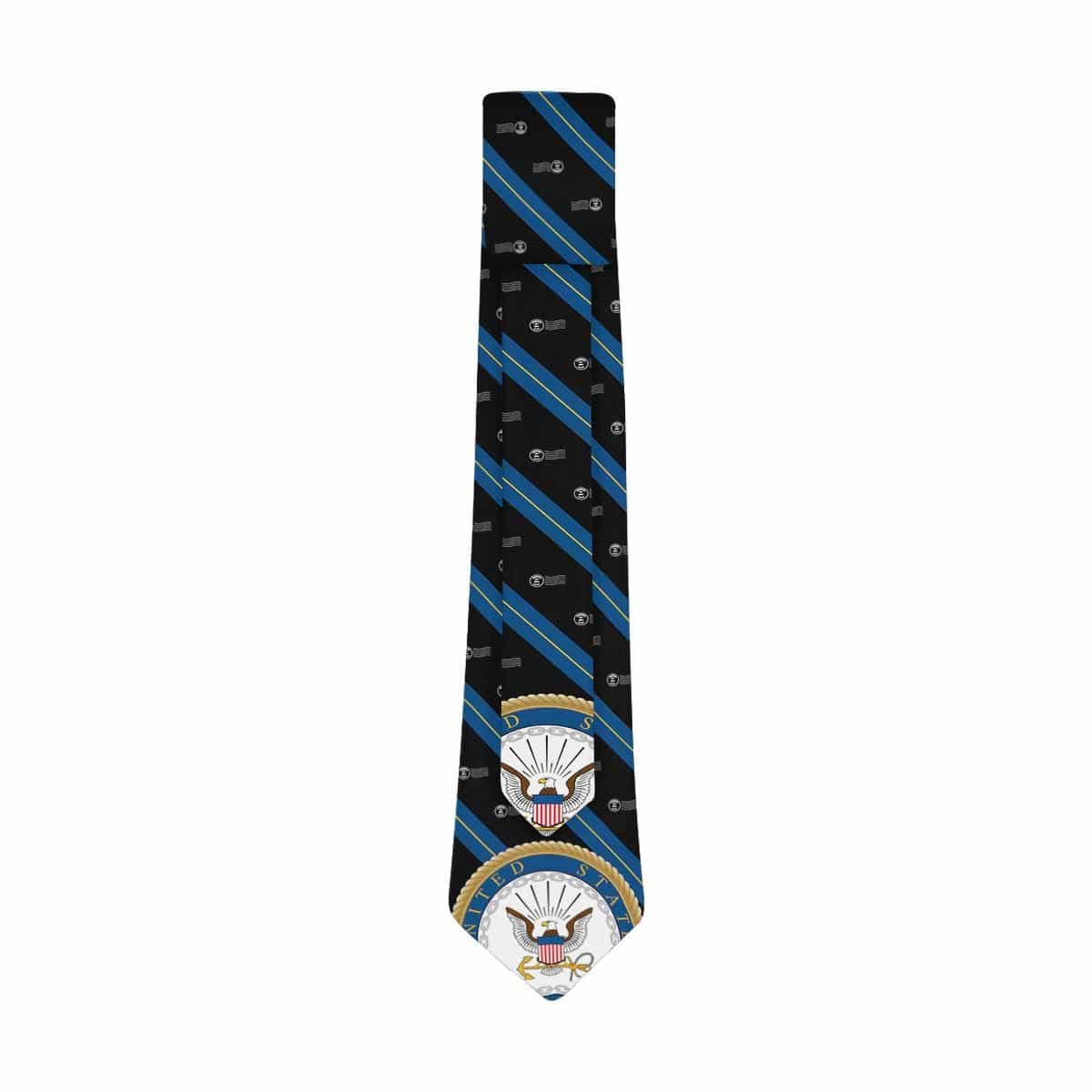 US Navy Postal Clerk Navy PC Classic Necktie (Two Sides)-Necktie-Navvy-Rate-Veterans Nation