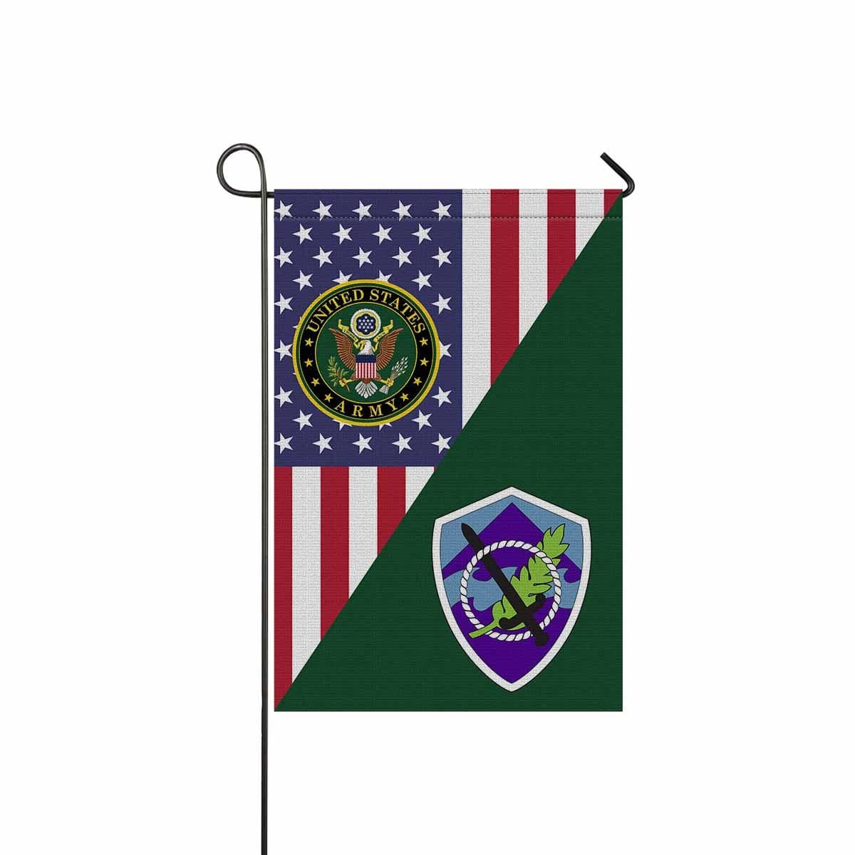 US ARMY 350 CIVIL AFFAIRS COMMAND Garden Flag/Yard Flag 12 inches x 18 inches Twin-Side Printing-GDFlag-Army-CSIB-Veterans Nation