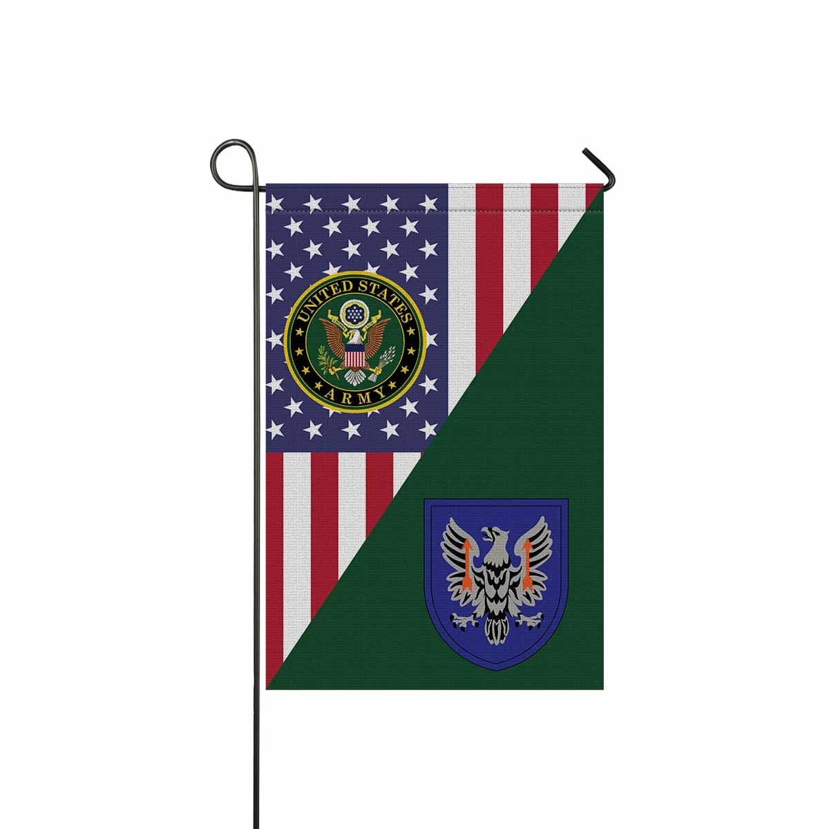 US ARMY 11TH AVIATION COMMAND Garden Flag/Yard Flag 12 inches x 18 inches Twin-Side Printing-GDFlag-Army-CSIB-Veterans Nation