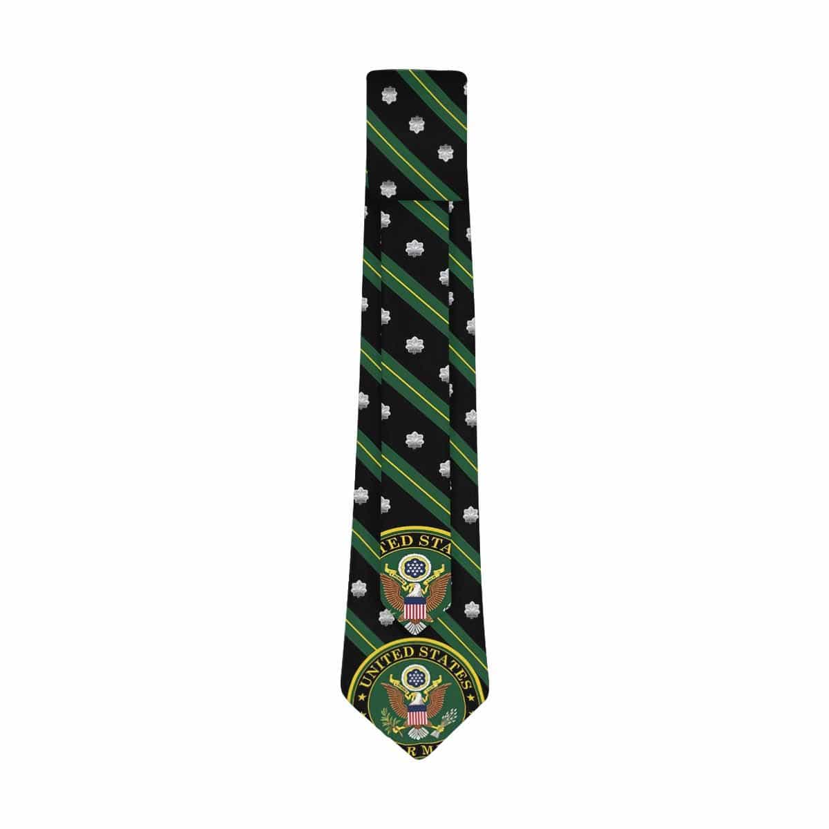 US Army O-5 Classic Necktie (Two Sides)-Necktie-Army-Ranks-Veterans Nation