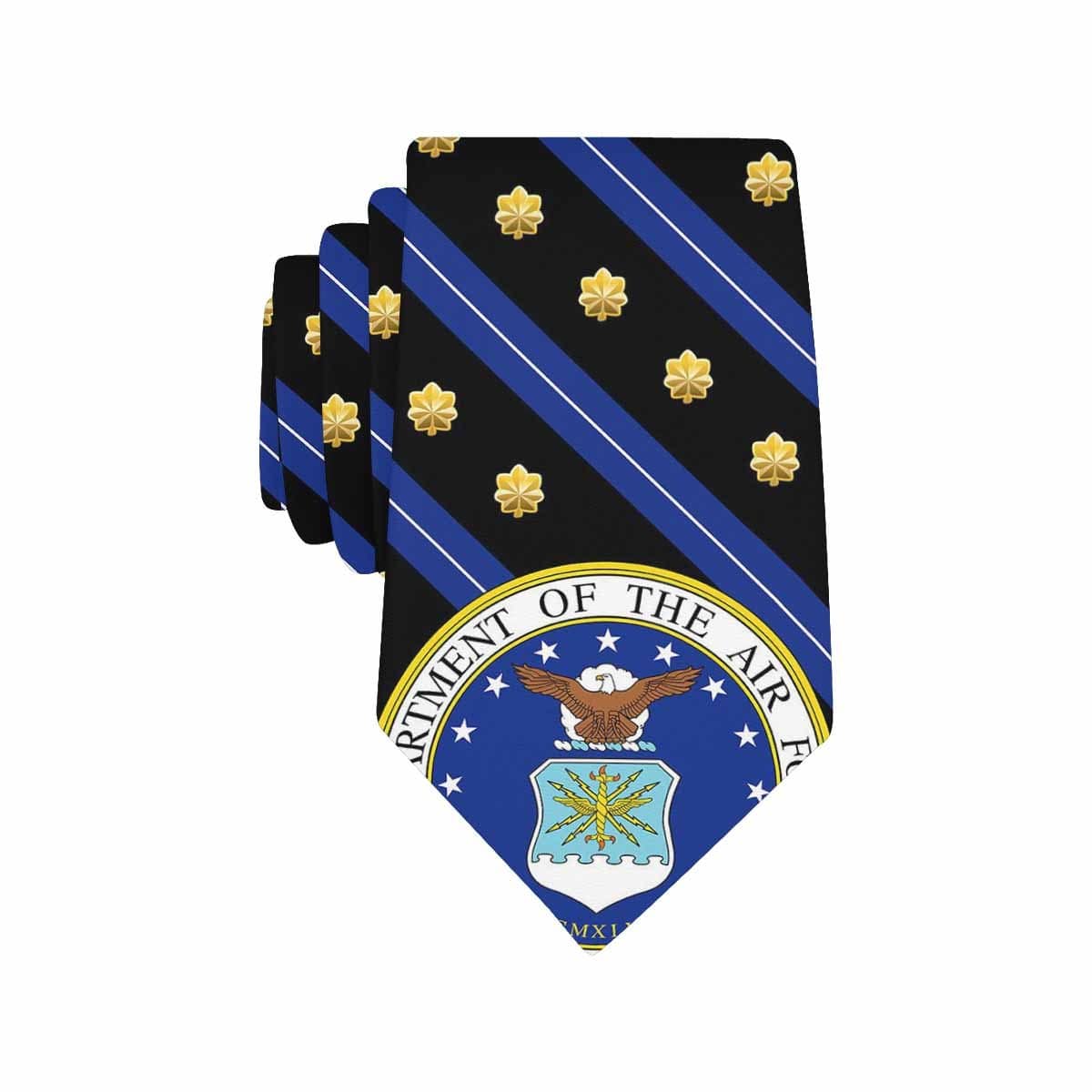 US Air Force O-4 Classic Necktie (Two Sides)-Necktie-USAF-Ranks-Veterans Nation