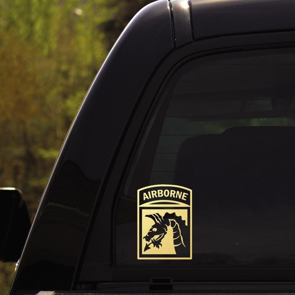 US Army 1st Cavalry - 18th XVIII Airborne - 101st Airborne - 173rd Airborne Brigade Clear Stickers-Decal-Army-CSIB-Veterans Nation