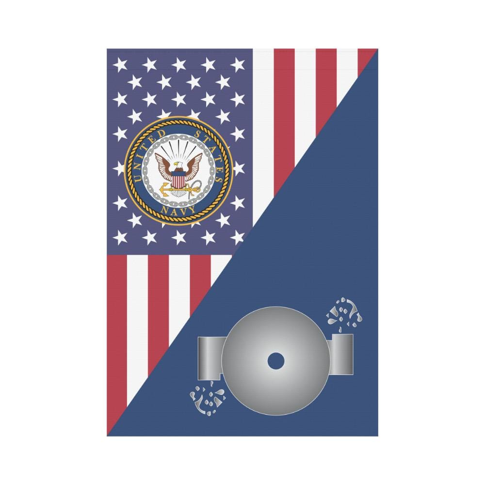 US Navy Boiler technician Navy BT House Flag 28 inches x 40 inches Twin-Side Printing-HouseFlag-Navy-Rate-Veterans Nation