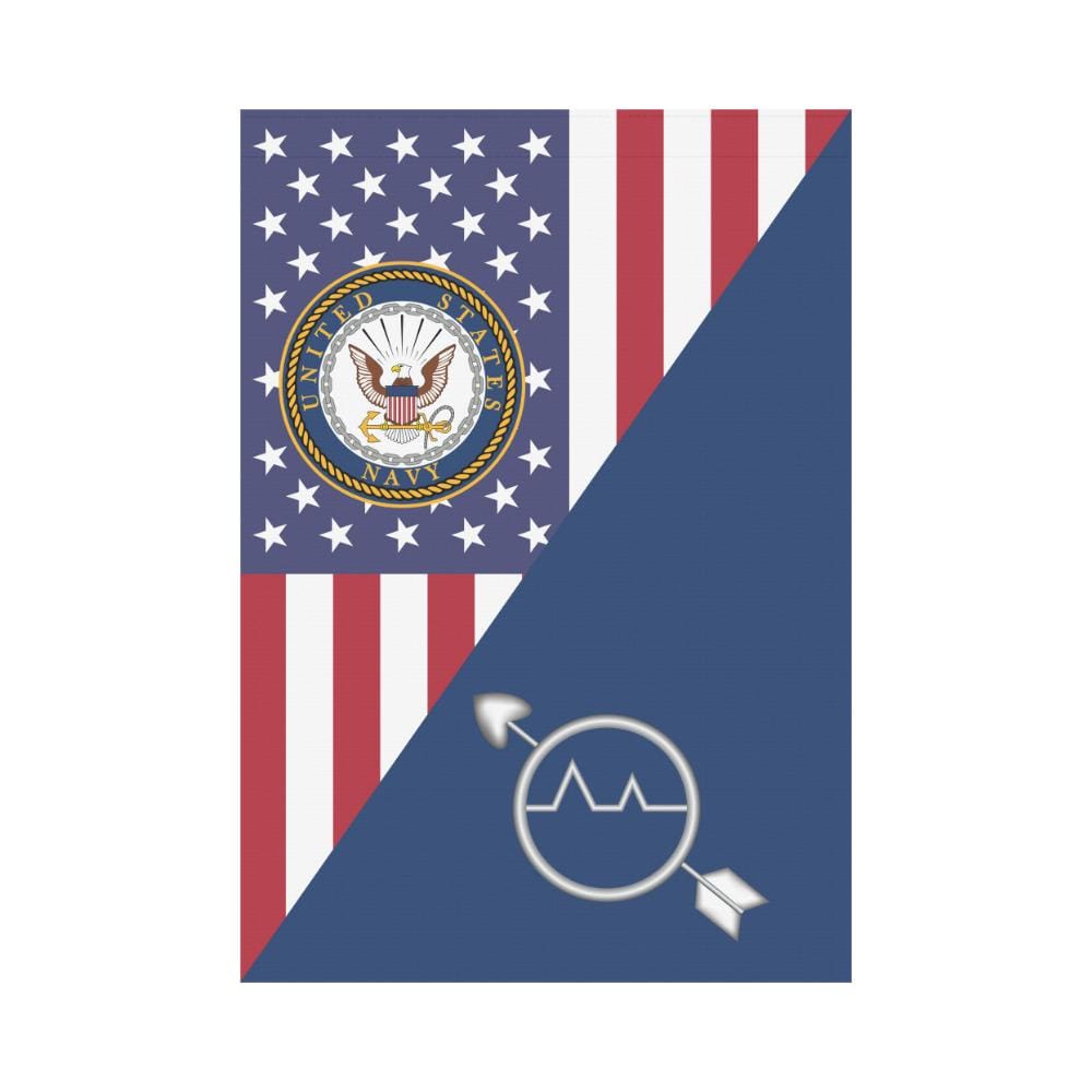 US Navy Operations specialist Navy OS House Flag 28 inches x 40 inches Twin-Side Printing-HouseFlag-Navy-Rate-Veterans Nation