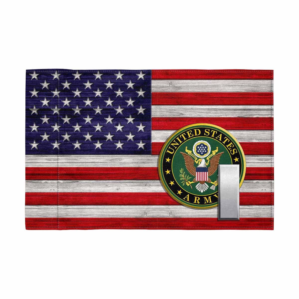 US Army O-2 Motorcycle Flag 9" x 6" Twin-Side Printing D02-Garden Flag-Veterans Nation