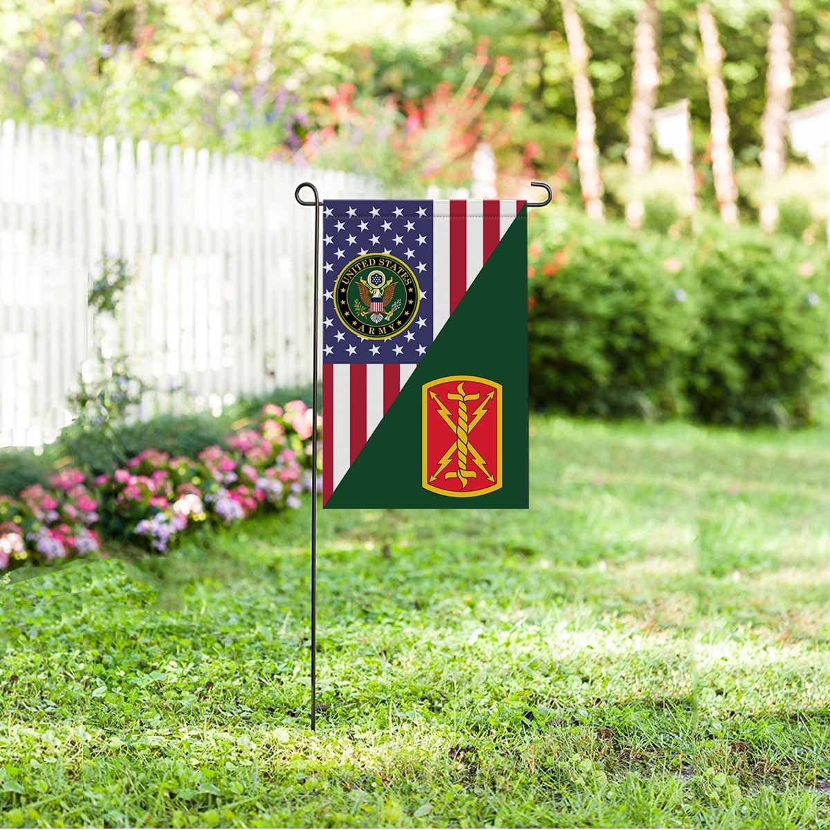 US ARMY 17TH FIRST ARTILLERY BRIGADE Garden Flag/Yard Flag 12 inches x 18 inches Twin-Side Printing-GDFlag-Army-CSIB-Veterans Nation